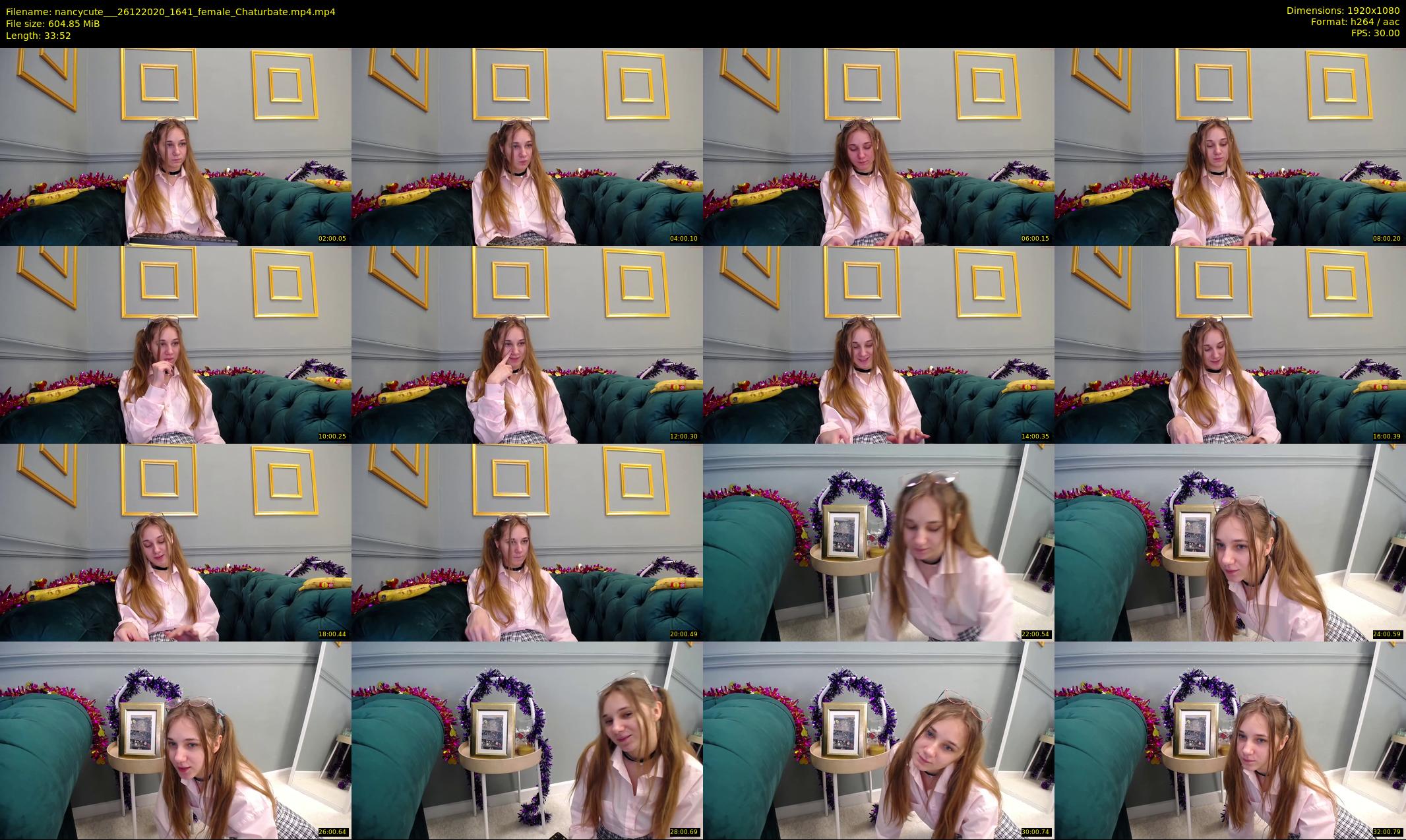 nancycute__ — 34 minute Chaturbate female cam show recording, 1080p, Dec 26, 2020