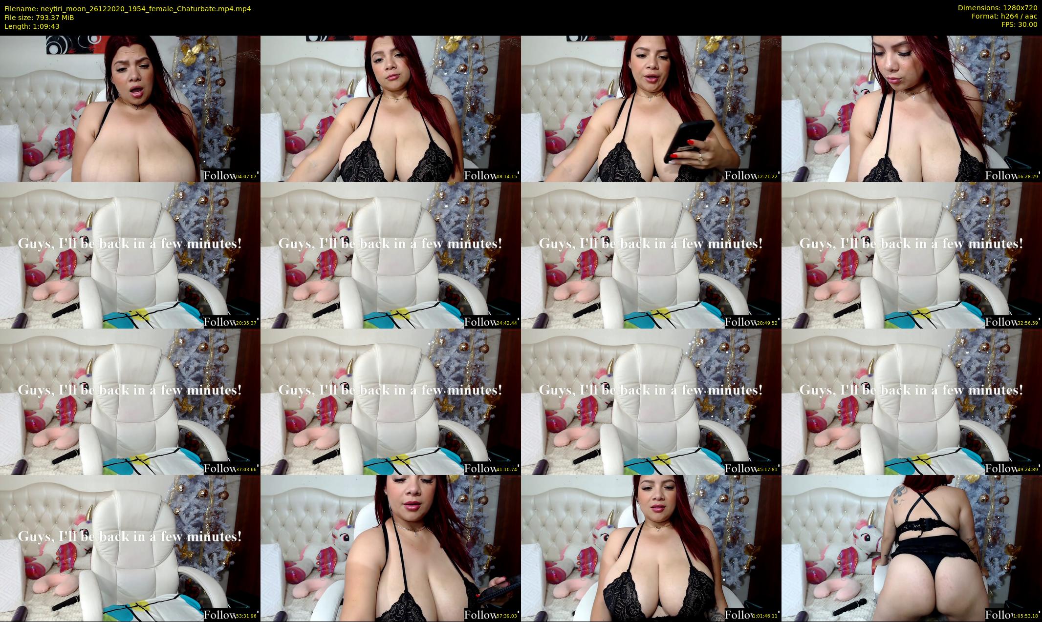 neytiri_moon — 70 minute Chaturbate female cam show recording, 720p, Dec 26, 2020