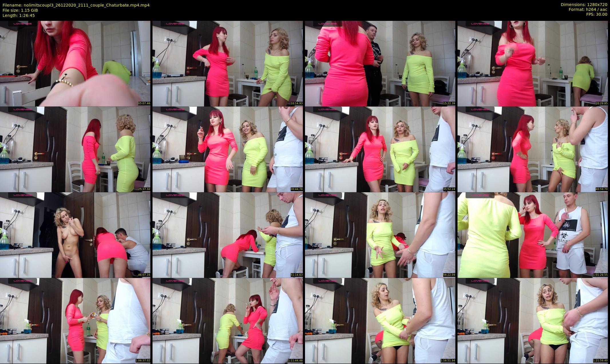 nolimitscoupl3 — 87 minute Chaturbate couple cam show recording, 720p, Dec 26, 2020