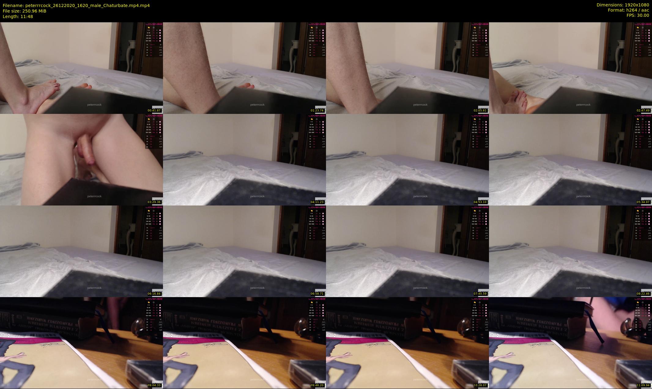 peterrrcock — 12 minute Chaturbate male cam show recording, 1080p, Dec 26, 2020