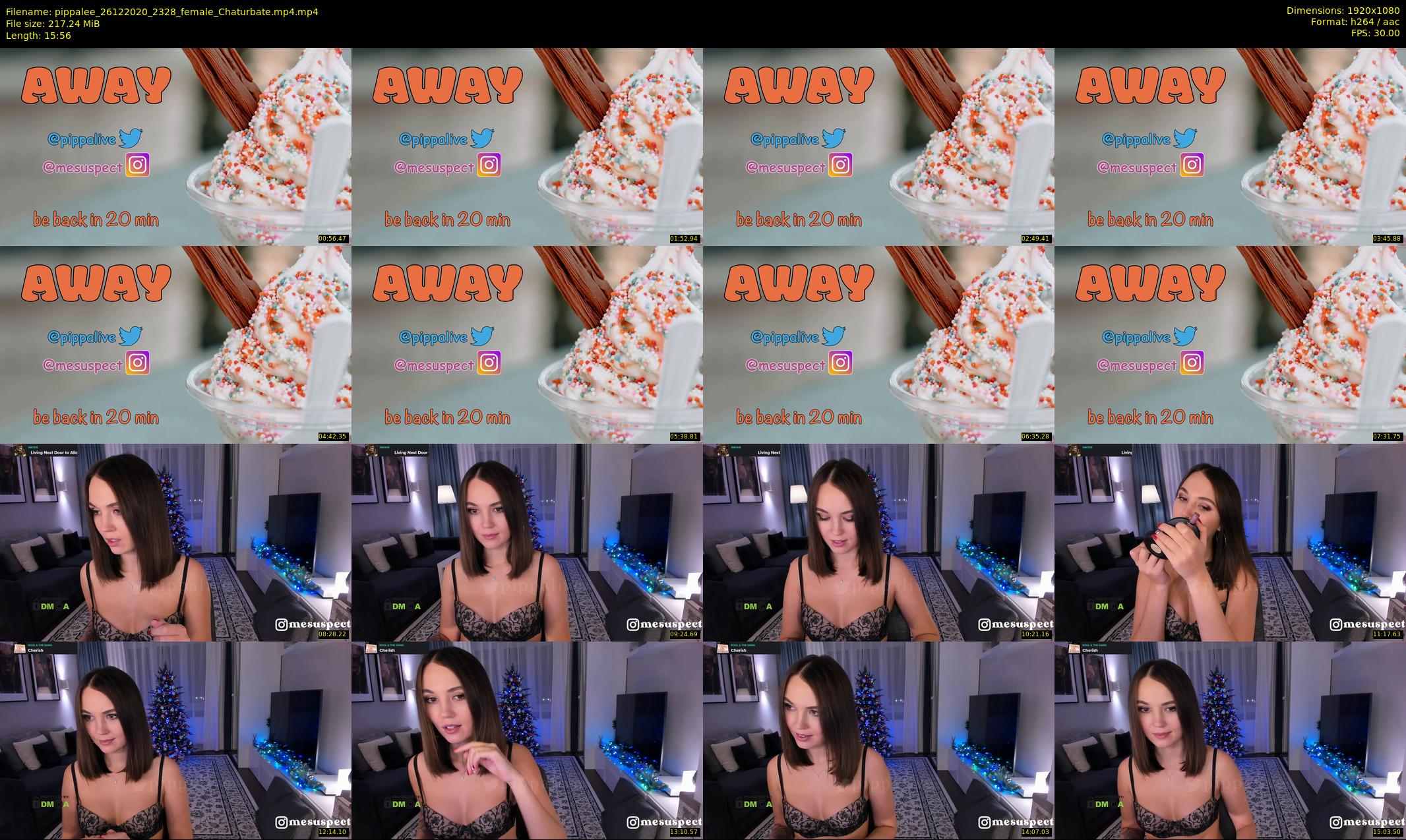 pippalee — 16 minute Chaturbate female cam show recording, 1080p, Dec 26, 2020
