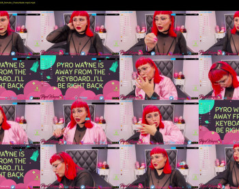 pyrowayne — 59 minute Chaturbate female cam show recording, 720p, Dec 26, 2020