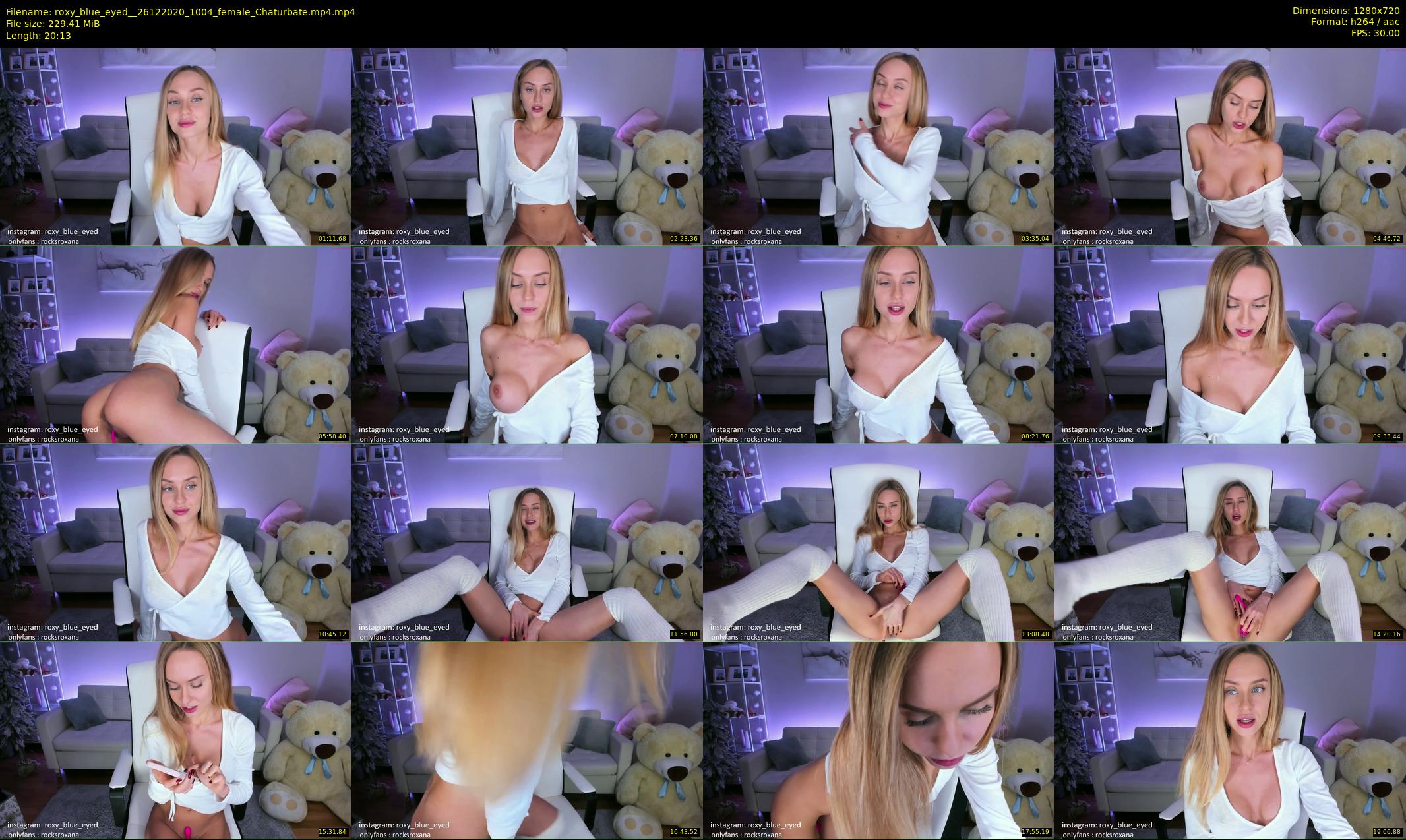 roxy_blue_eyed_ — 21 minute Chaturbate female cam show recording, 720p, Dec 26, 2020
