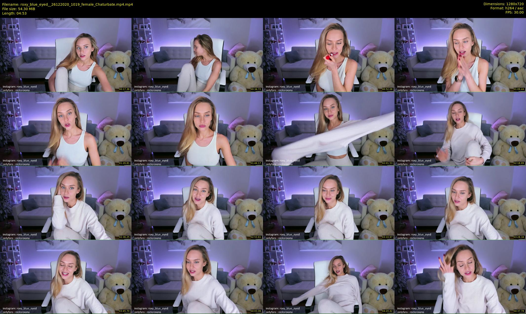 roxy_blue_eyed_ — 5 minute Chaturbate female cam show recording, 720p, Dec 26, 2020