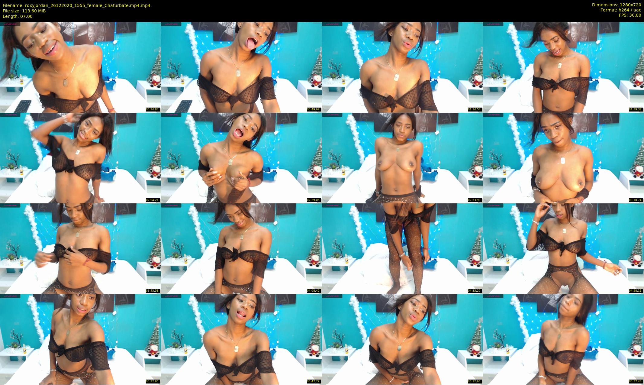 roxyjordan — 7 minute Chaturbate female cam show recording, 720p, Dec 26, 2020