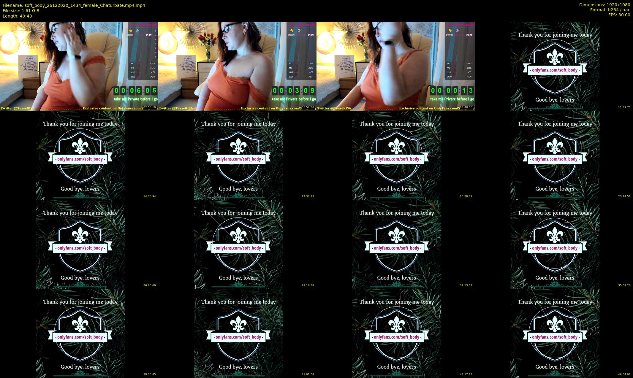 soft_body — 50 minute Chaturbate female cam show recording, 1080p, Dec 26, 2020