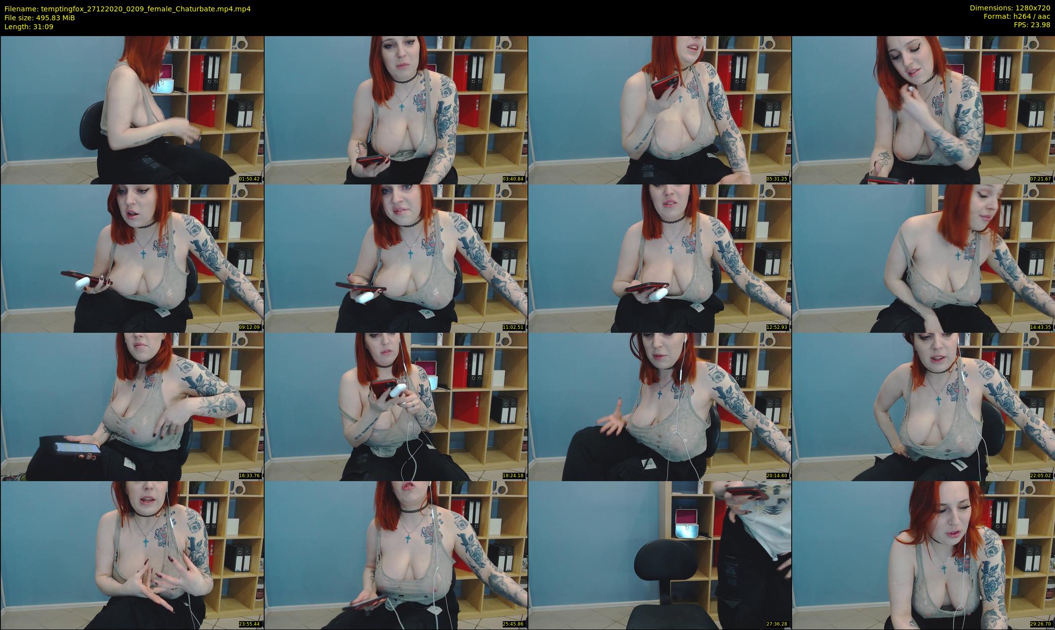 temptingfox — 32 minute Chaturbate female cam show recording, 720p, Dec 27, 2020