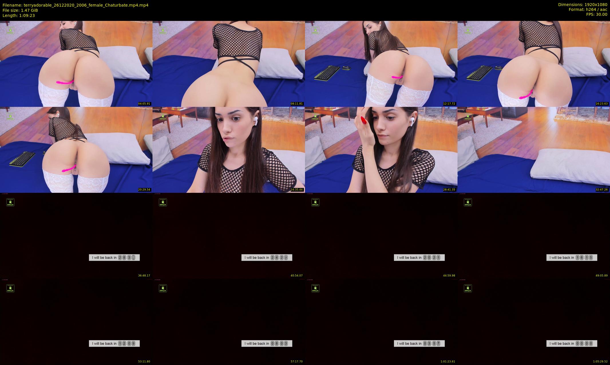 terryadorable — 70 minute Chaturbate female cam show recording, 1080p, Dec 26, 2020