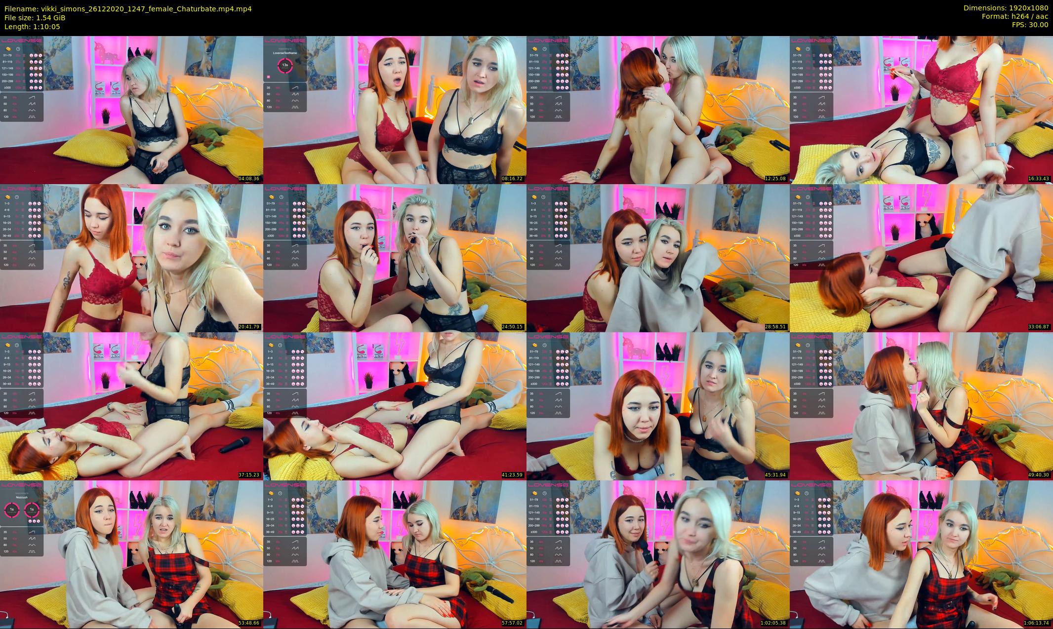 vikki_simons — 71 minute Chaturbate couple cam show recording, 1080p, Dec 26, 2020