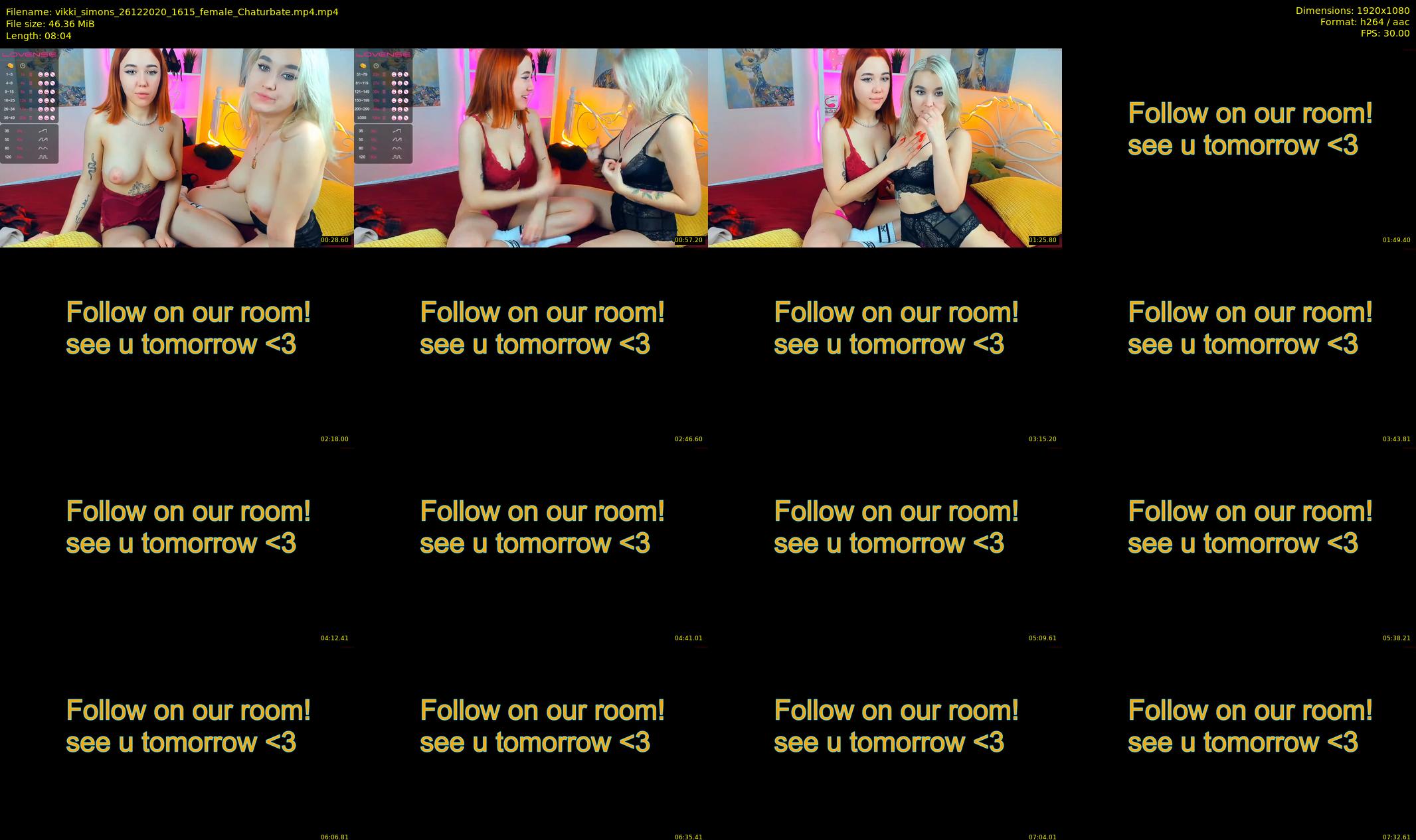 vikki_simons — 9 minute Chaturbate couple cam show recording, 1080p, Dec 26, 2020