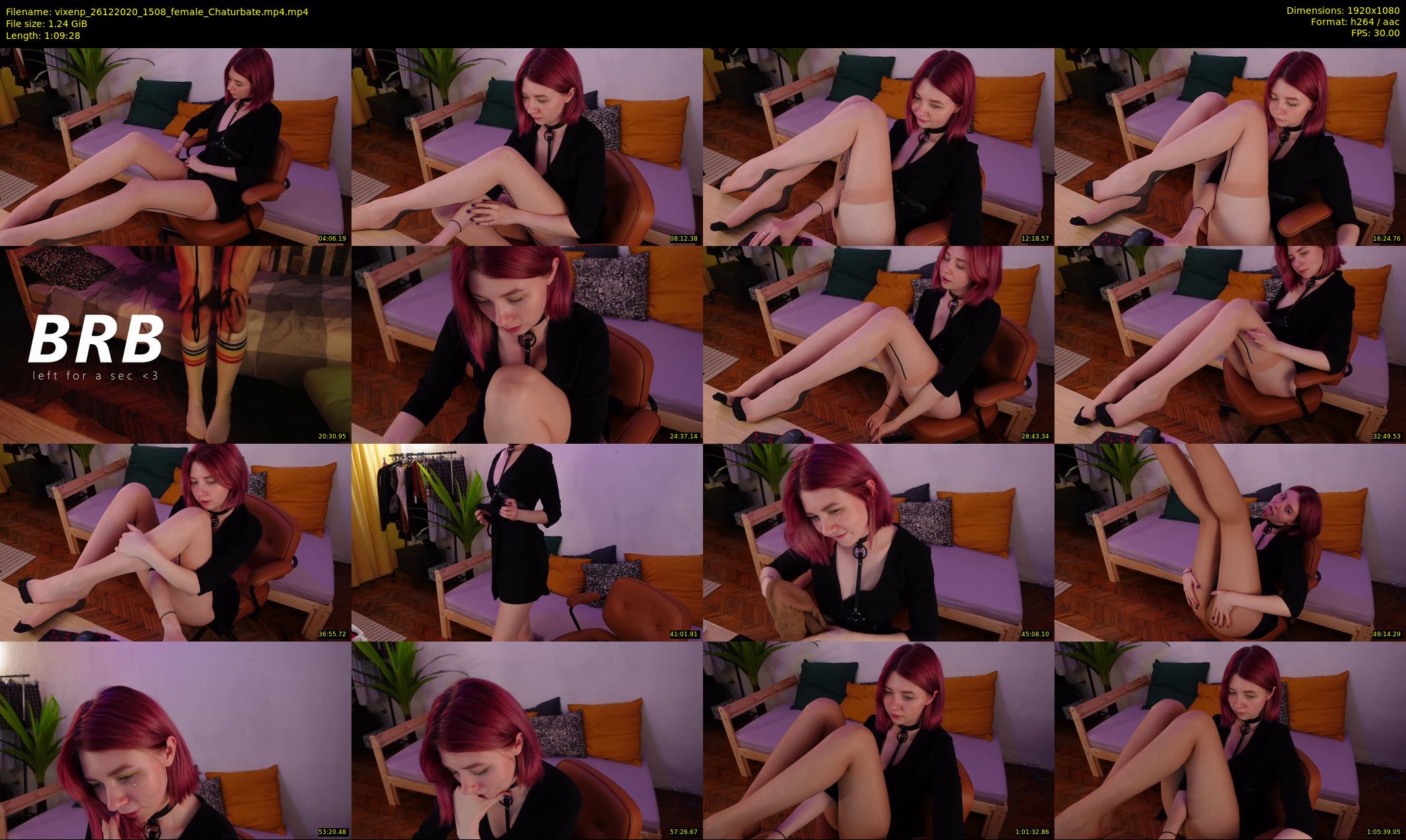 vixenp — 70 minute Chaturbate female cam show recording, 1080p, Dec 26, 2020