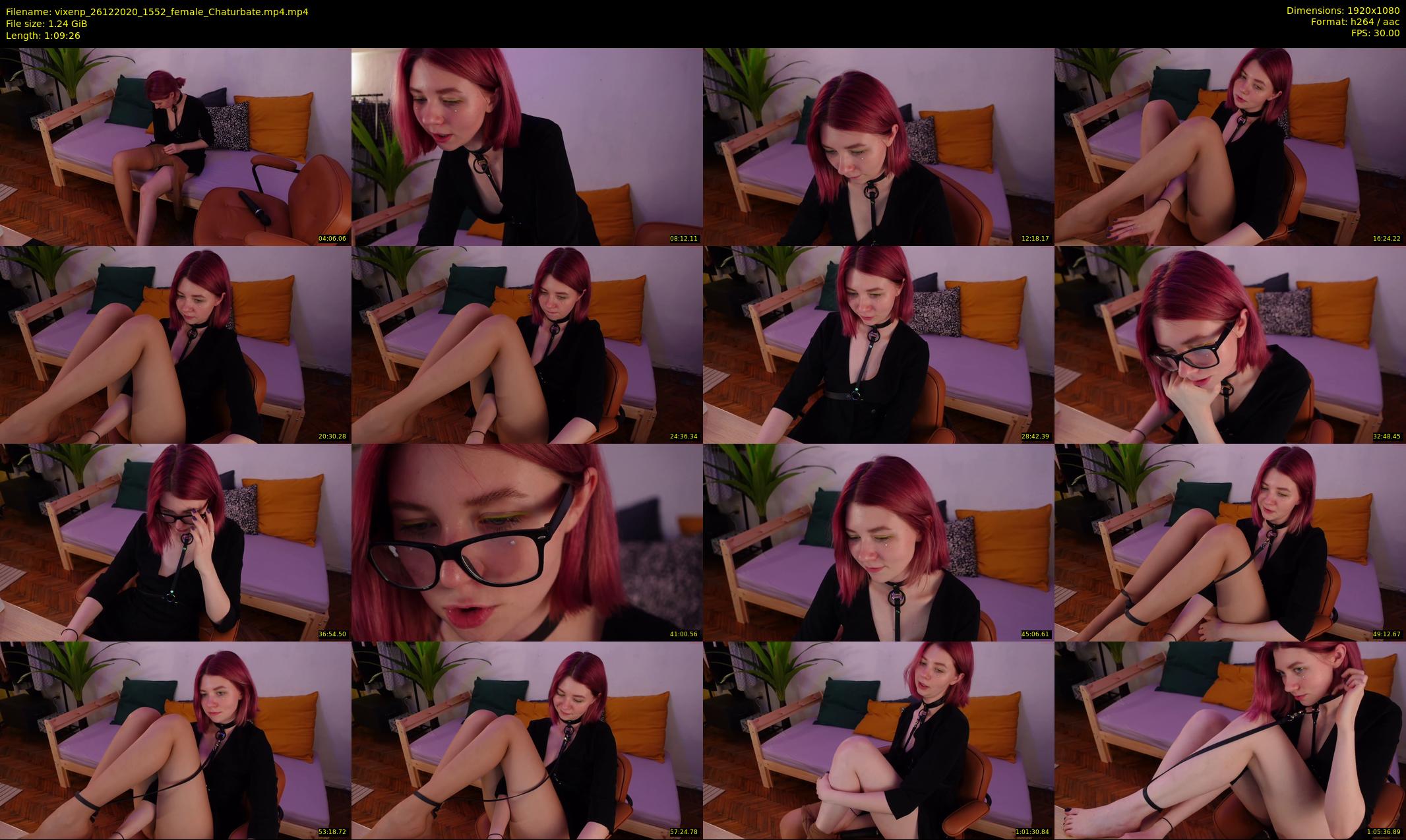 vixenp — 70 minute Chaturbate female cam show recording, 1080p, Dec 26, 2020