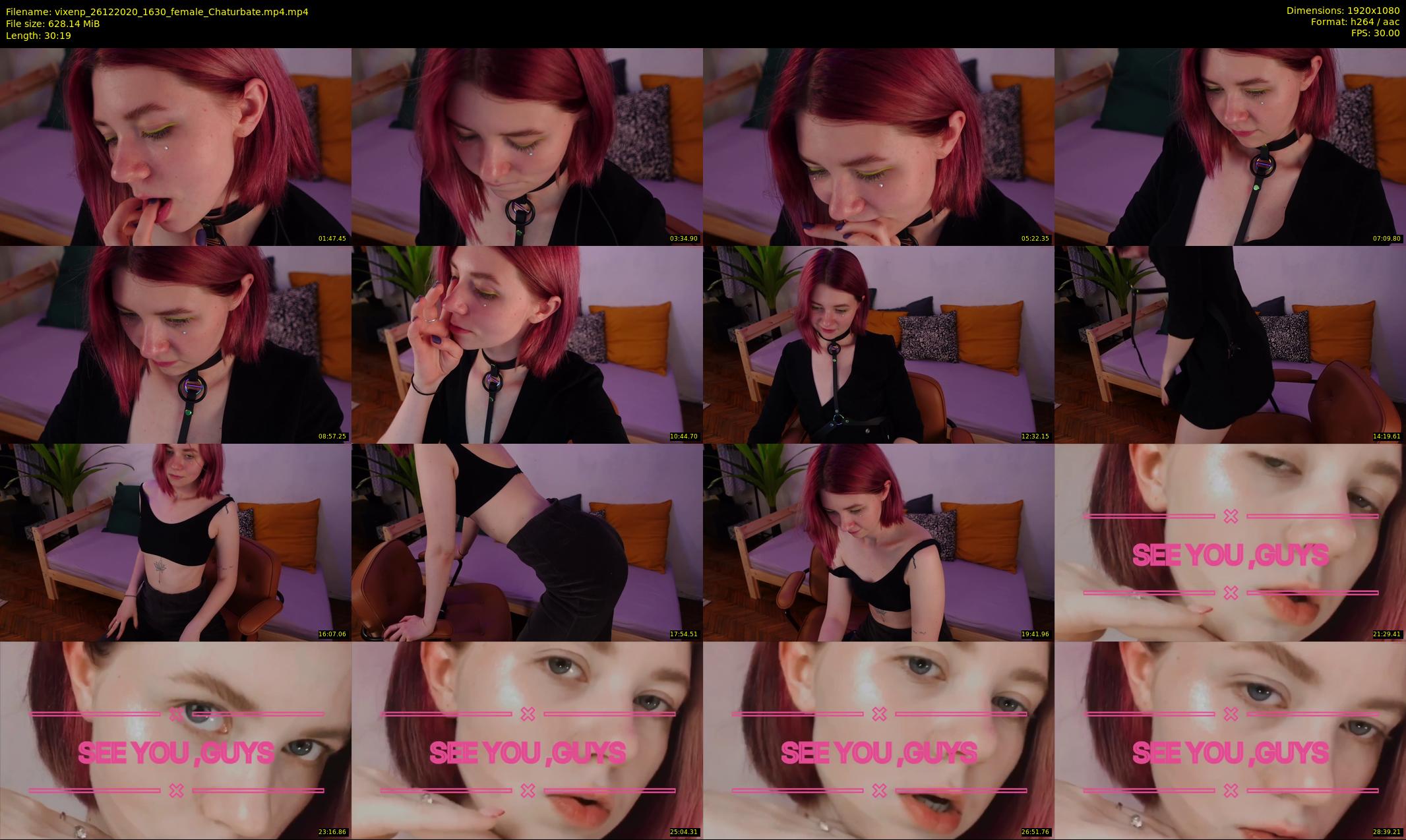 vixenp — 31 minute Chaturbate female cam show recording, 1080p, Dec 26, 2020