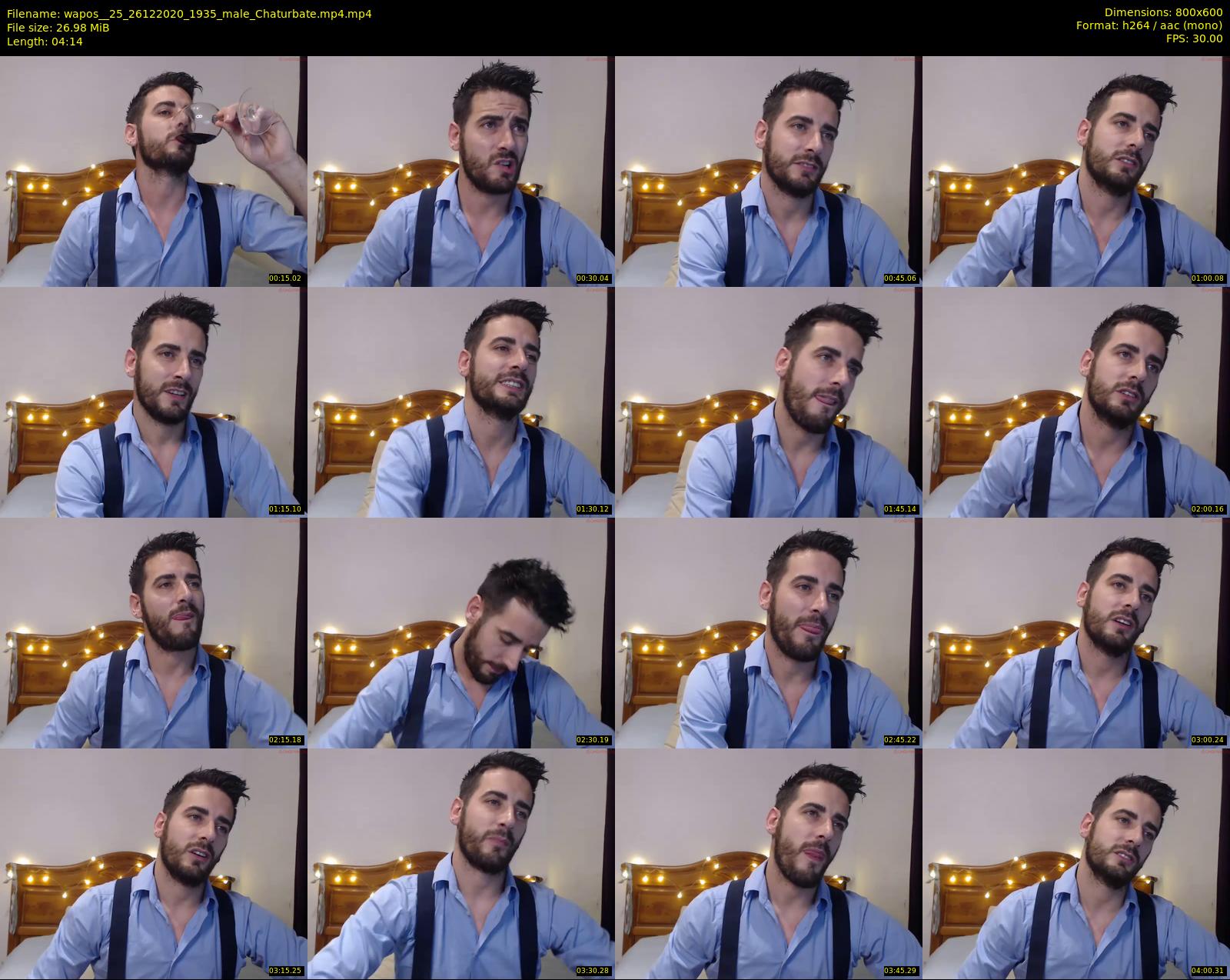 wapos__25 — 5 minute Chaturbate male cam show recording, 480p, Dec 26, 2020