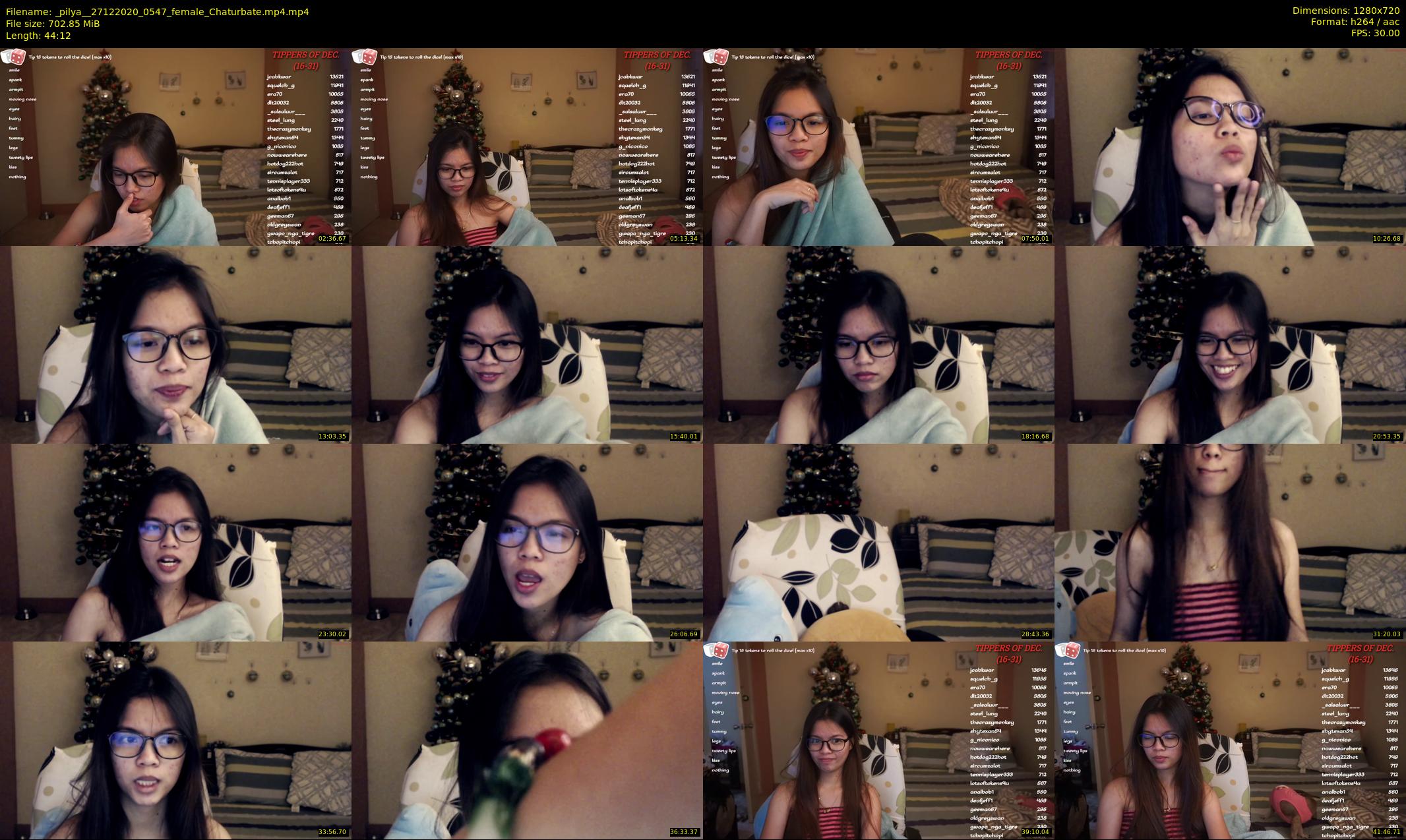 _pilya_ — 45 minute Chaturbate female cam show recording, 720p, Dec 27, 2020