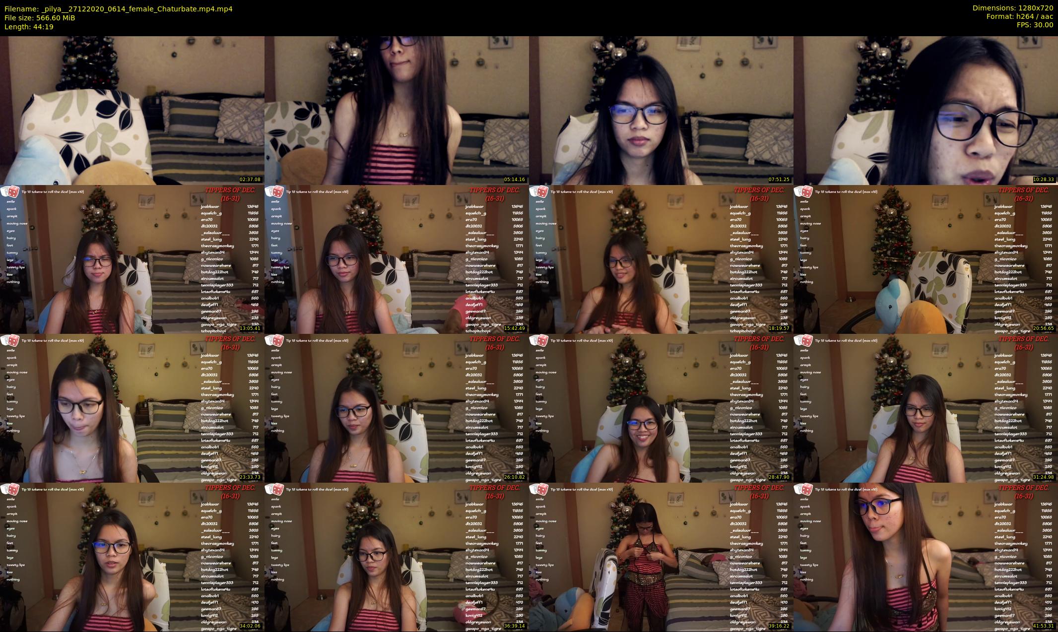 _pilya_ — 45 minute Chaturbate female cam show recording, 720p, Dec 27, 2020