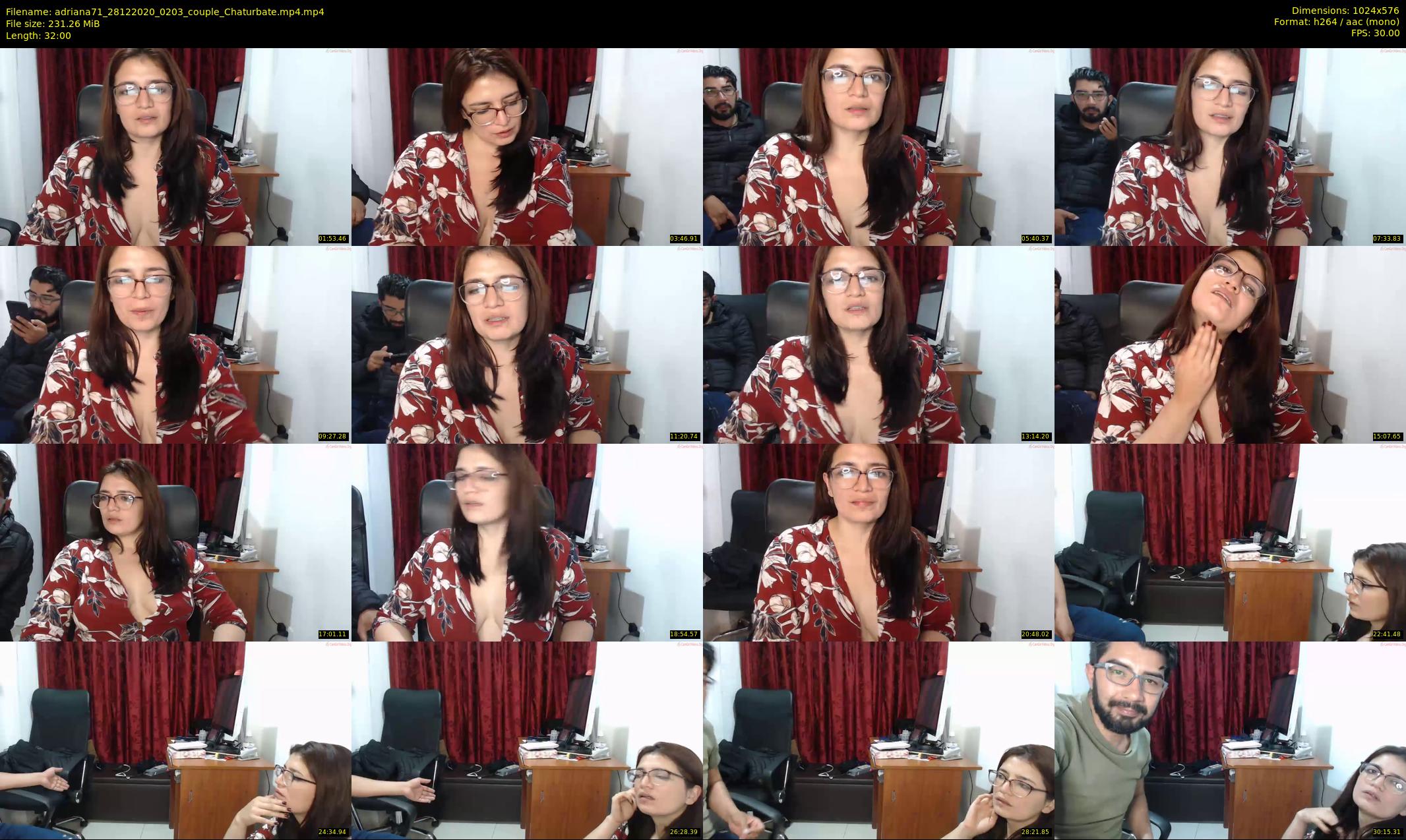 adriana71 — 32 minute Chaturbate couple cam show recording, 480p, Dec 28, 2020