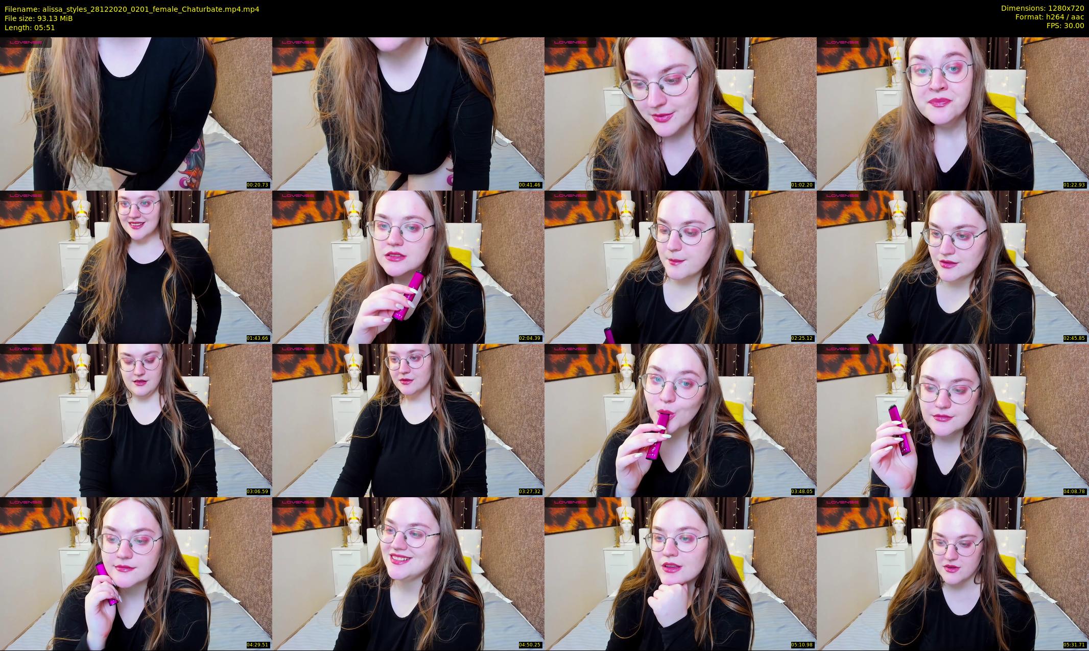 alissa_styles — 6 minute Chaturbate female cam show recording, 720p, Dec 28, 2020