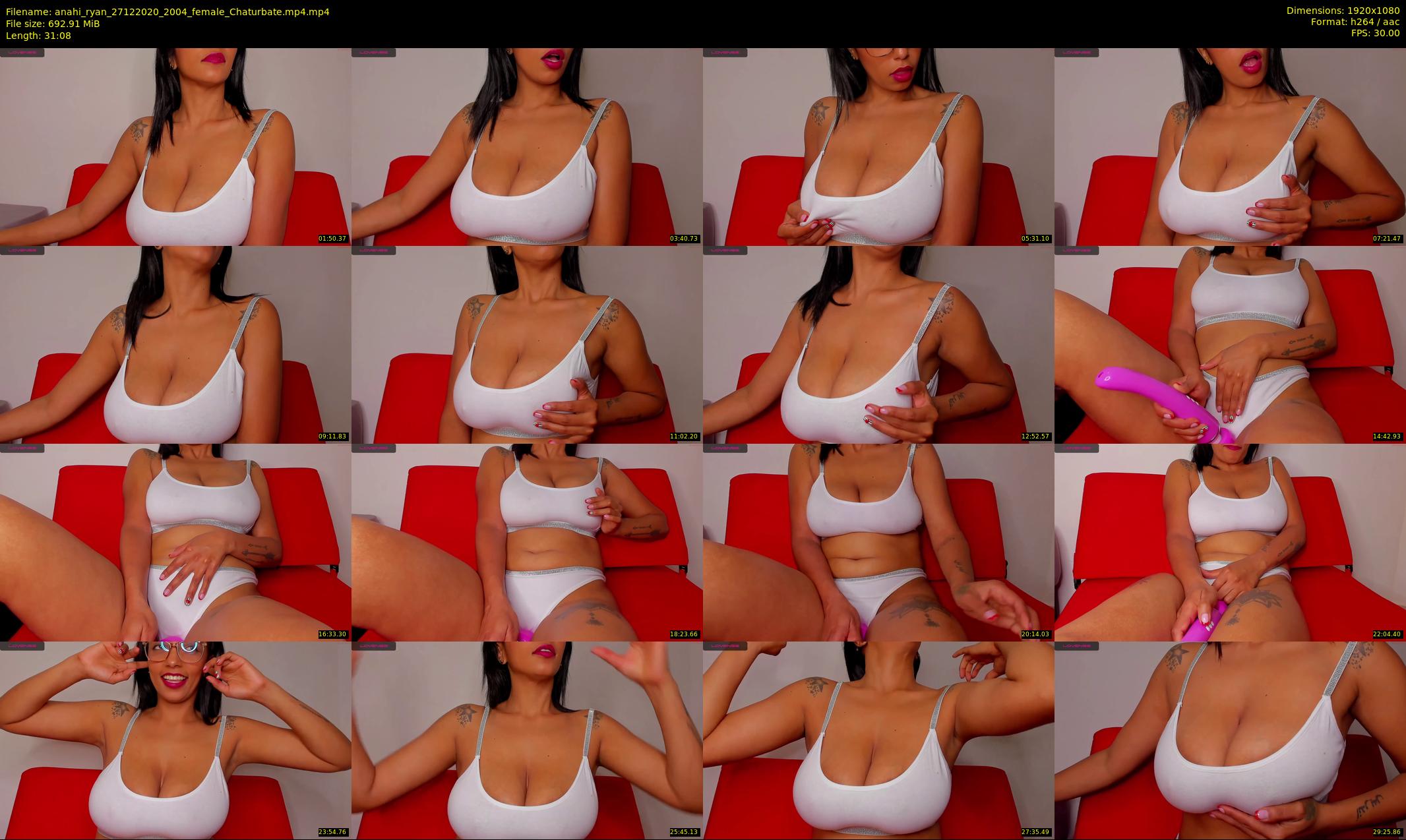 anahi_ryan — 32 minute Chaturbate female cam show recording, 1080p, Dec 27, 2020