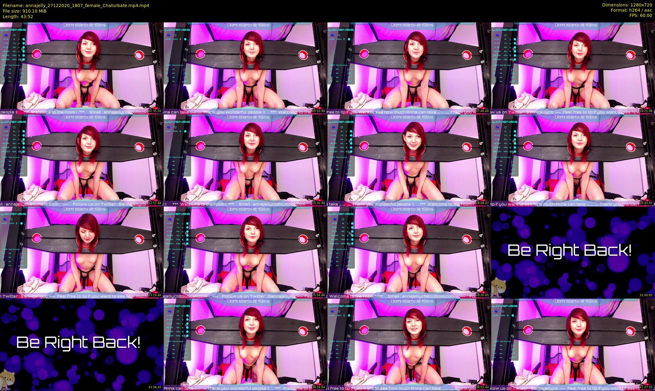 annajelly — 44 minute Chaturbate couple cam show recording, 720p, Dec 27, 2020