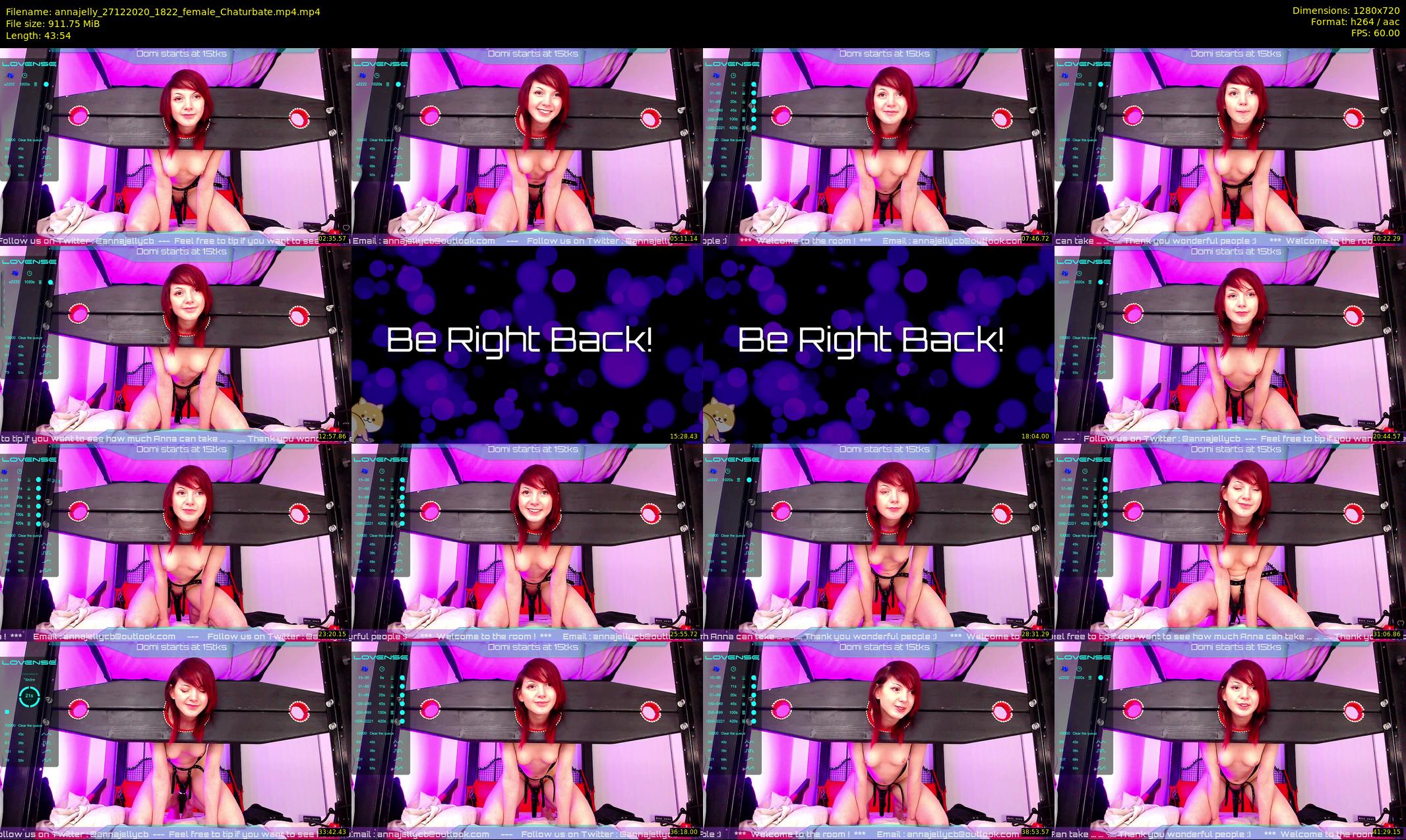 annajelly — 44 minute Chaturbate couple cam show recording, 720p, Dec 27, 2020