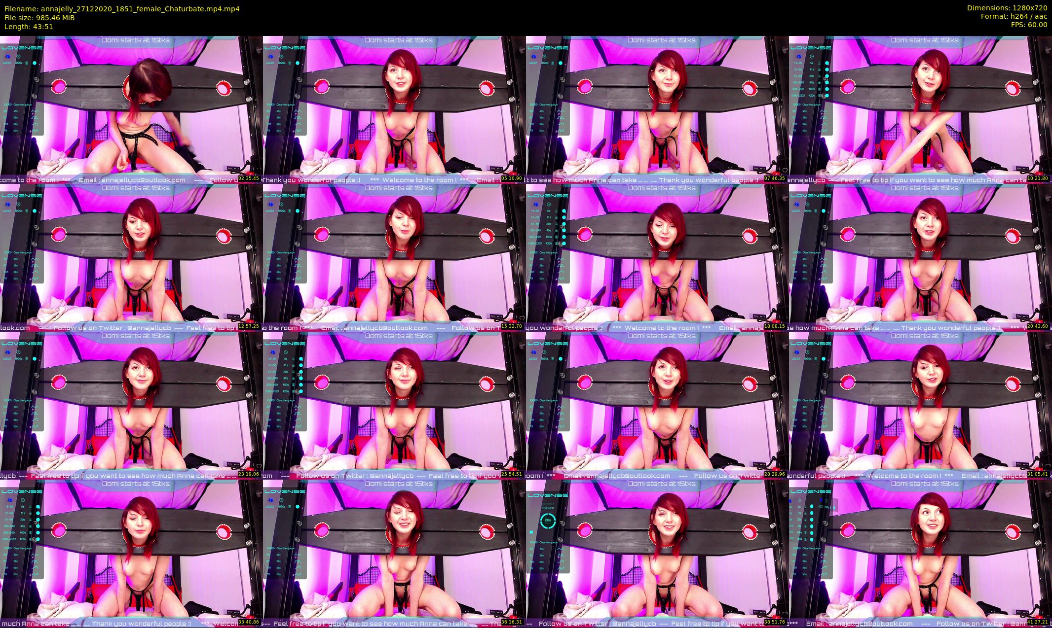 annajelly — 44 minute Chaturbate couple cam show recording, 720p, Dec 27, 2020