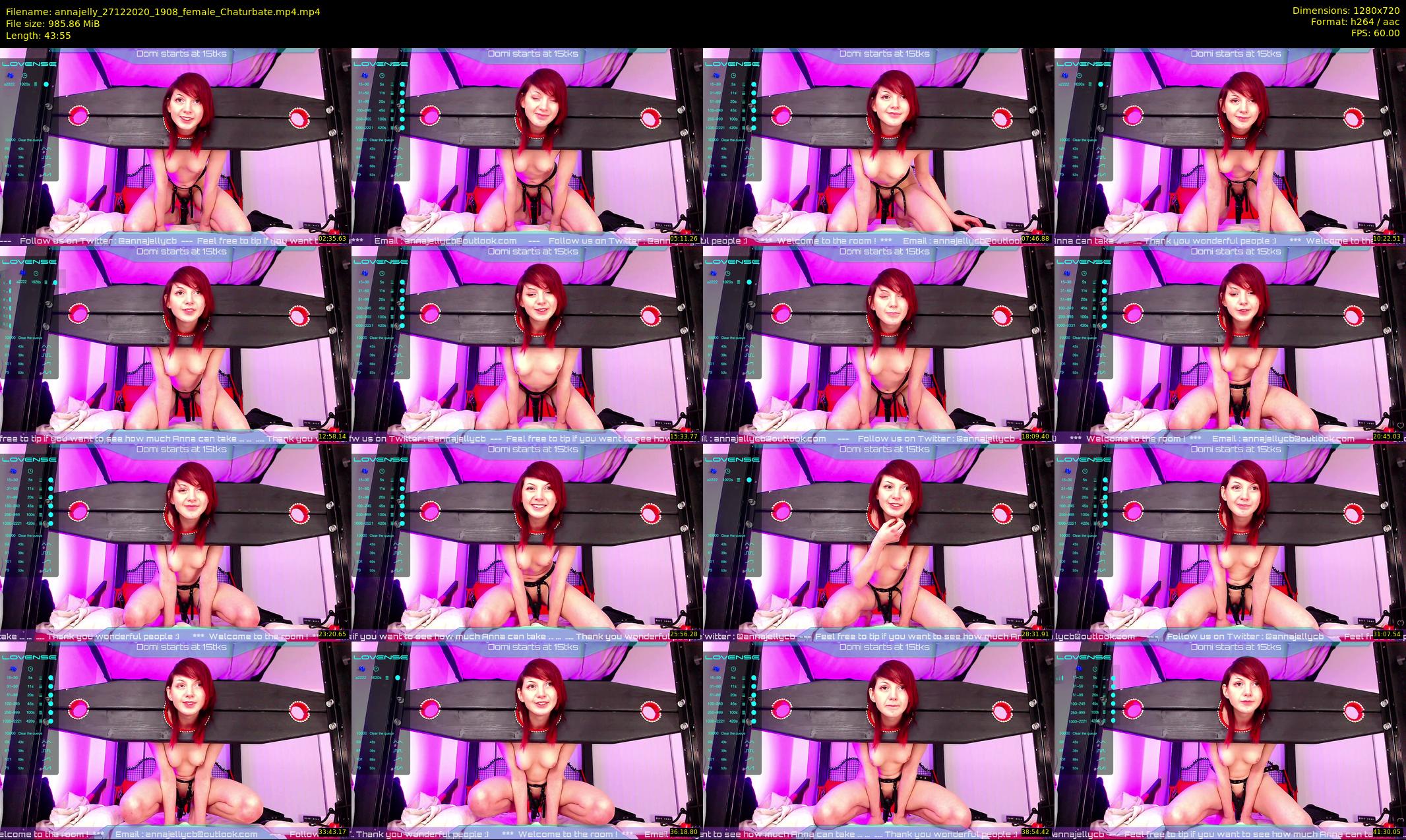 annajelly — 44 minute Chaturbate couple cam show recording, 720p, Dec 27, 2020