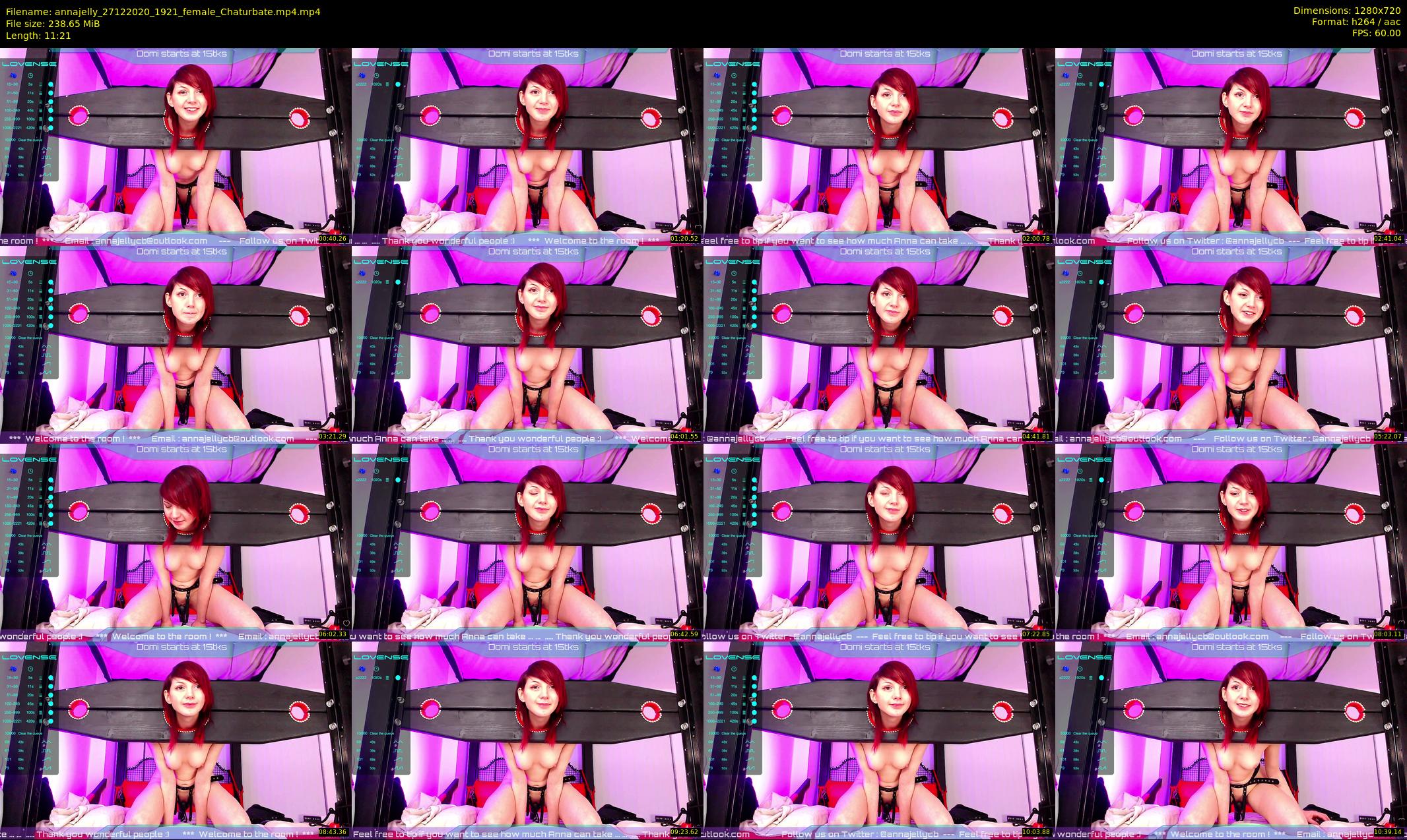 annajelly — 12 minute Chaturbate couple cam show recording, 720p, Dec 27, 2020