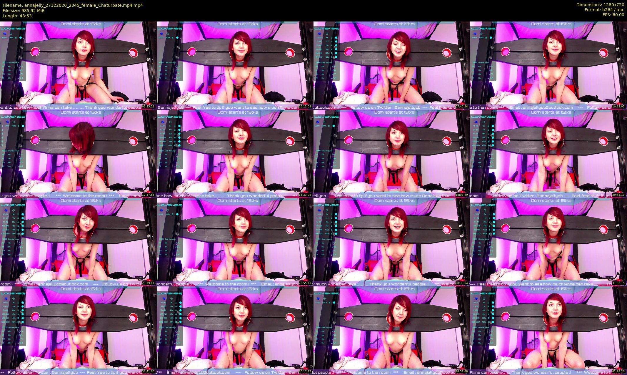 annajelly — 44 minute Chaturbate couple cam show recording, 720p, Dec 27, 2020