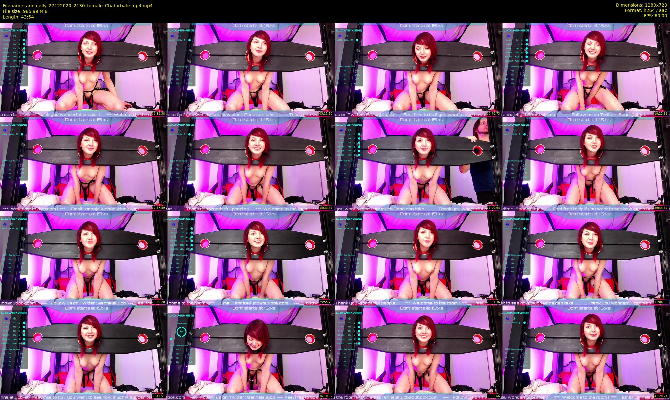 annajelly — 44 minute Chaturbate couple cam show recording, 720p, Dec 27, 2020