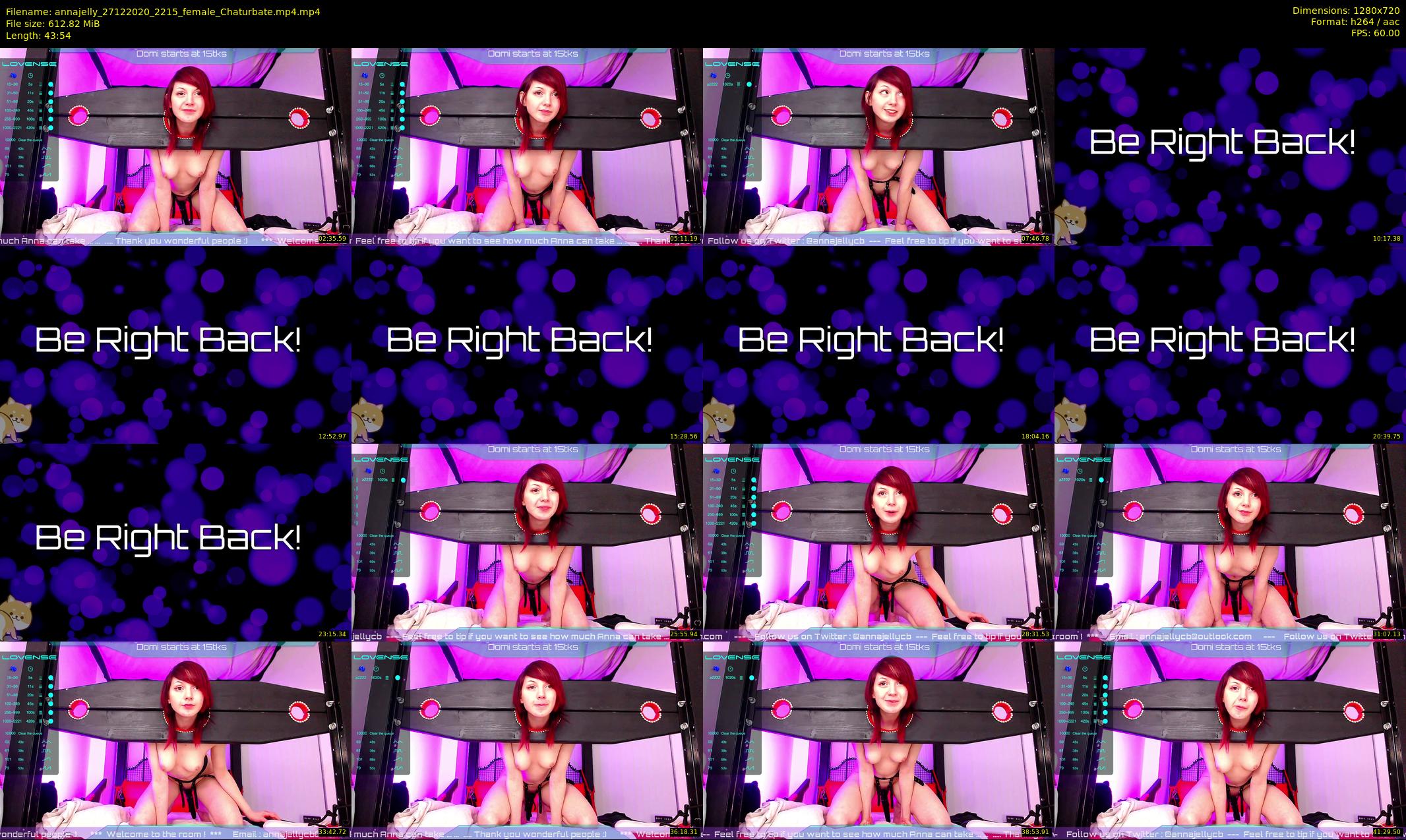 annajelly — 44 minute Chaturbate couple cam show recording, 720p, Dec 27, 2020
