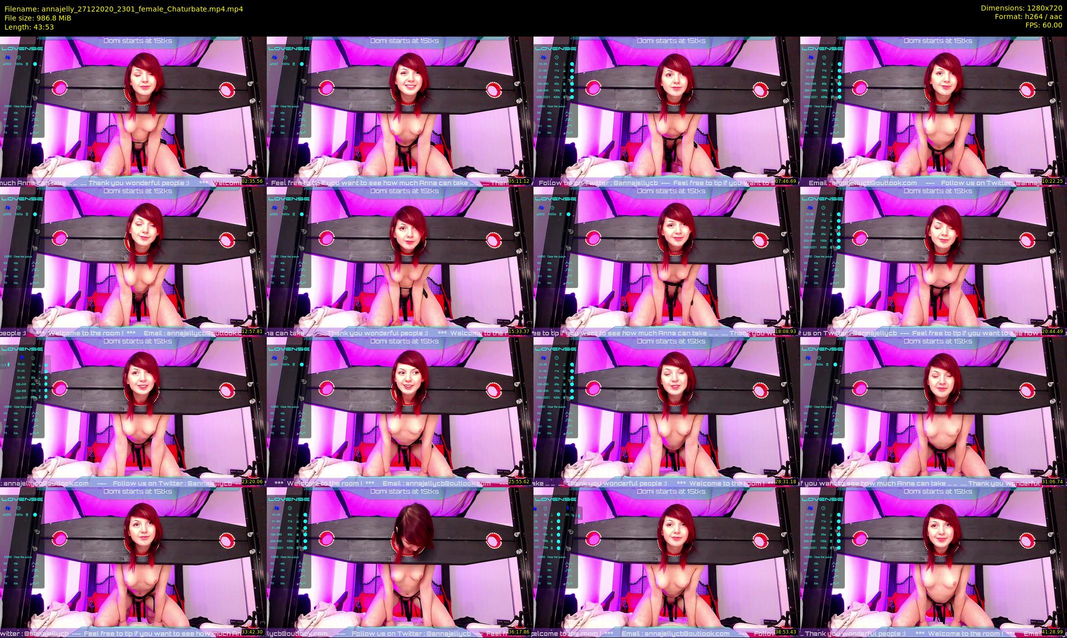 annajelly — 44 minute Chaturbate couple cam show recording, 720p, Dec 27, 2020