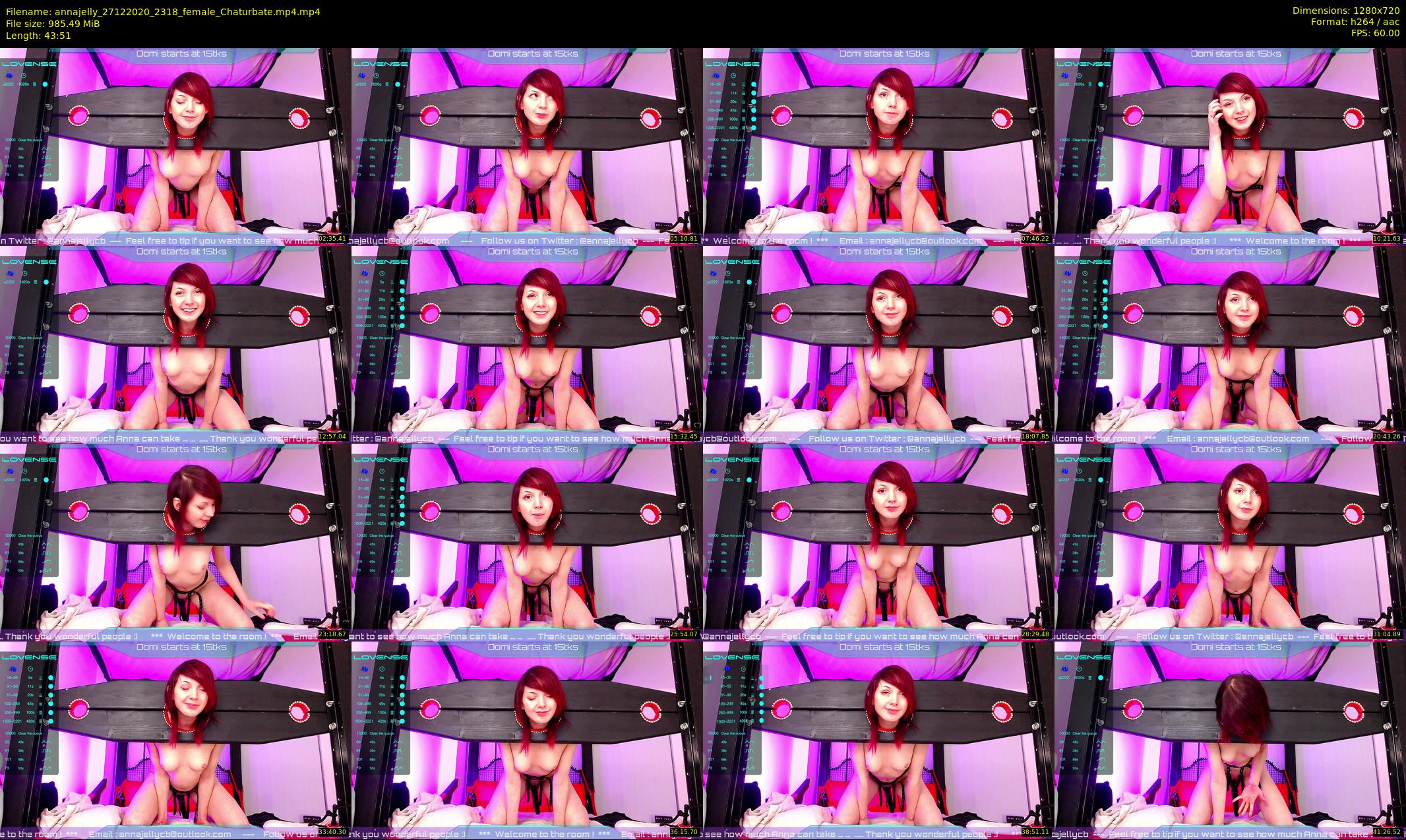 annajelly — 44 minute Chaturbate couple cam show recording, 720p, Dec 27, 2020