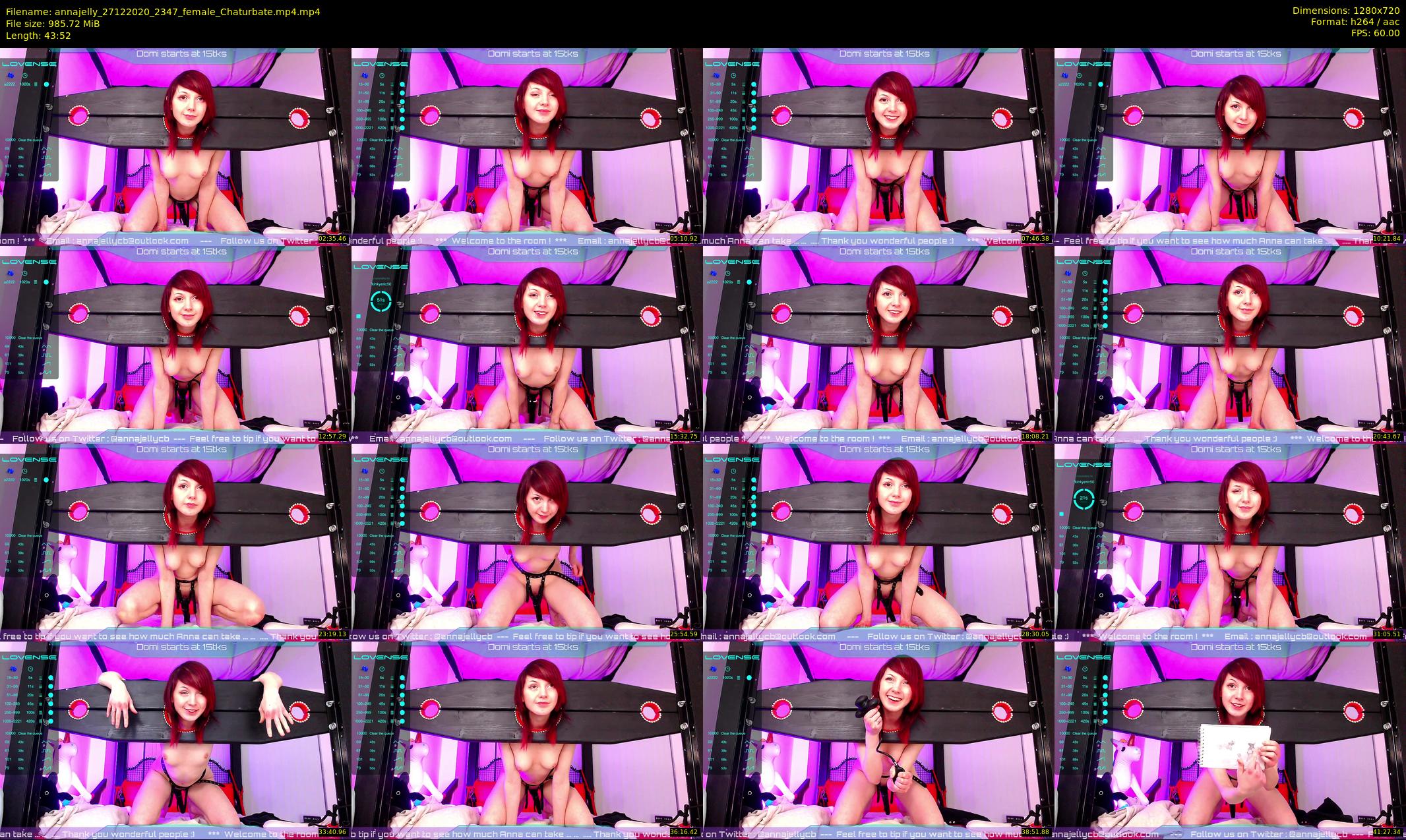 annajelly — 44 minute Chaturbate couple cam show recording, 720p, Dec 27, 2020