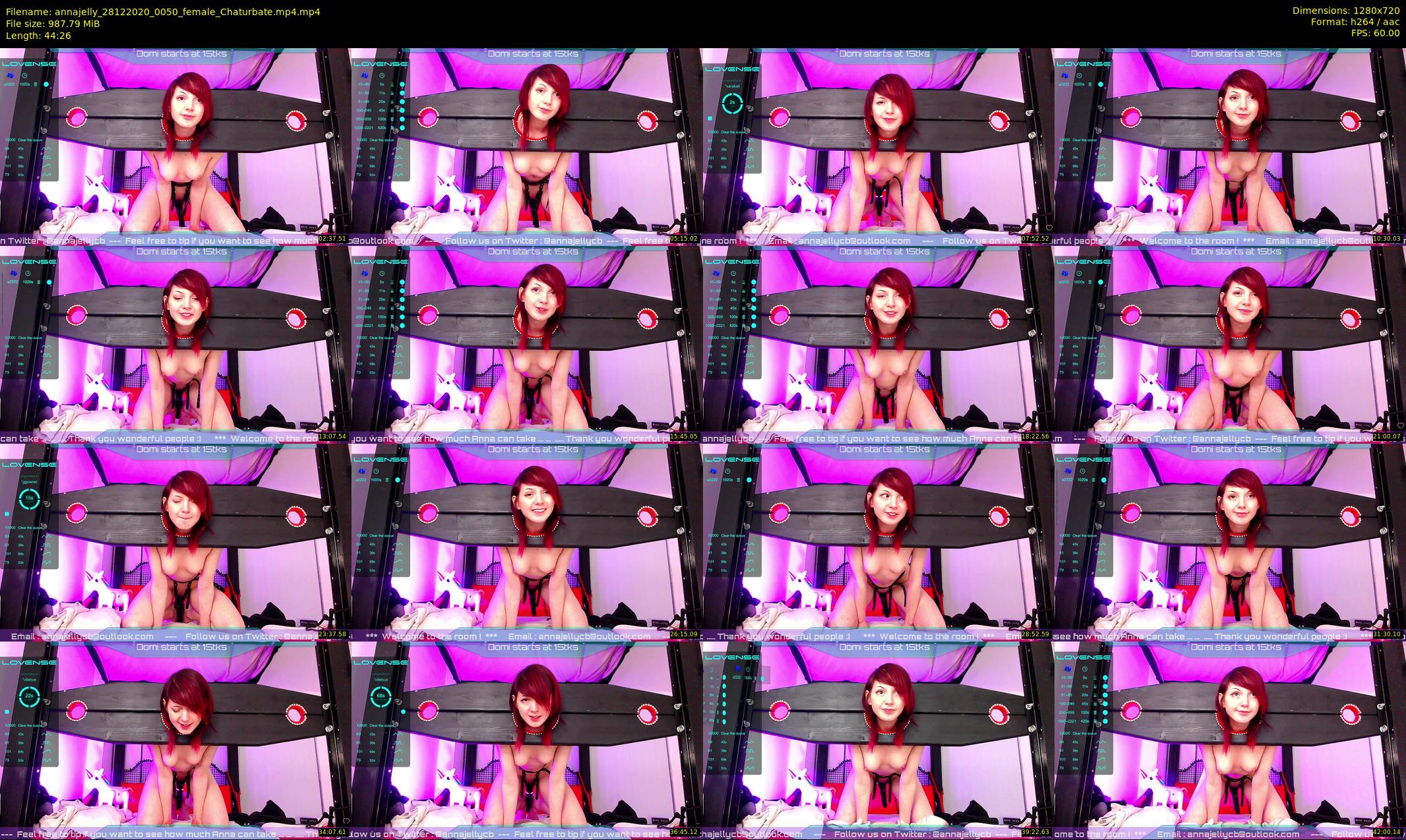 annajelly — 45 minute Chaturbate couple cam show recording, 720p, Dec 28, 2020