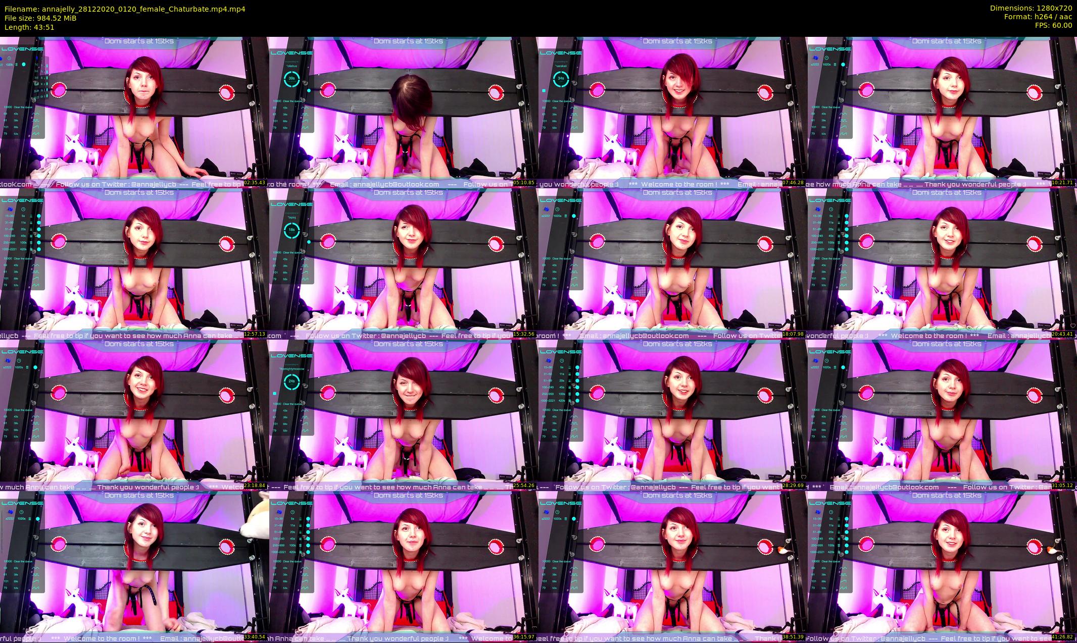 annajelly — 44 minute Chaturbate couple cam show recording, 720p, Dec 28, 2020