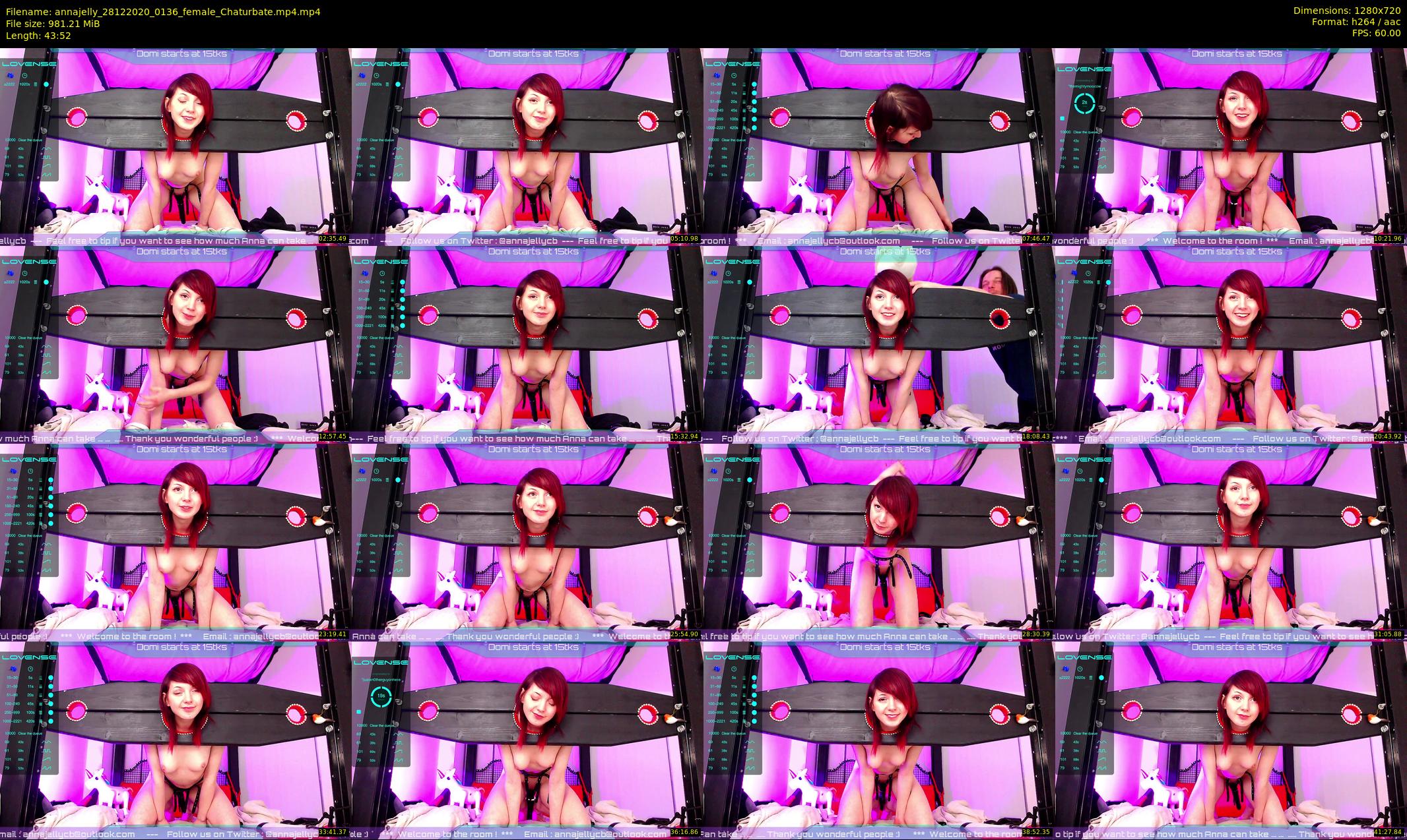 annajelly — 44 minute Chaturbate couple cam show recording, 720p, Dec 28, 2020