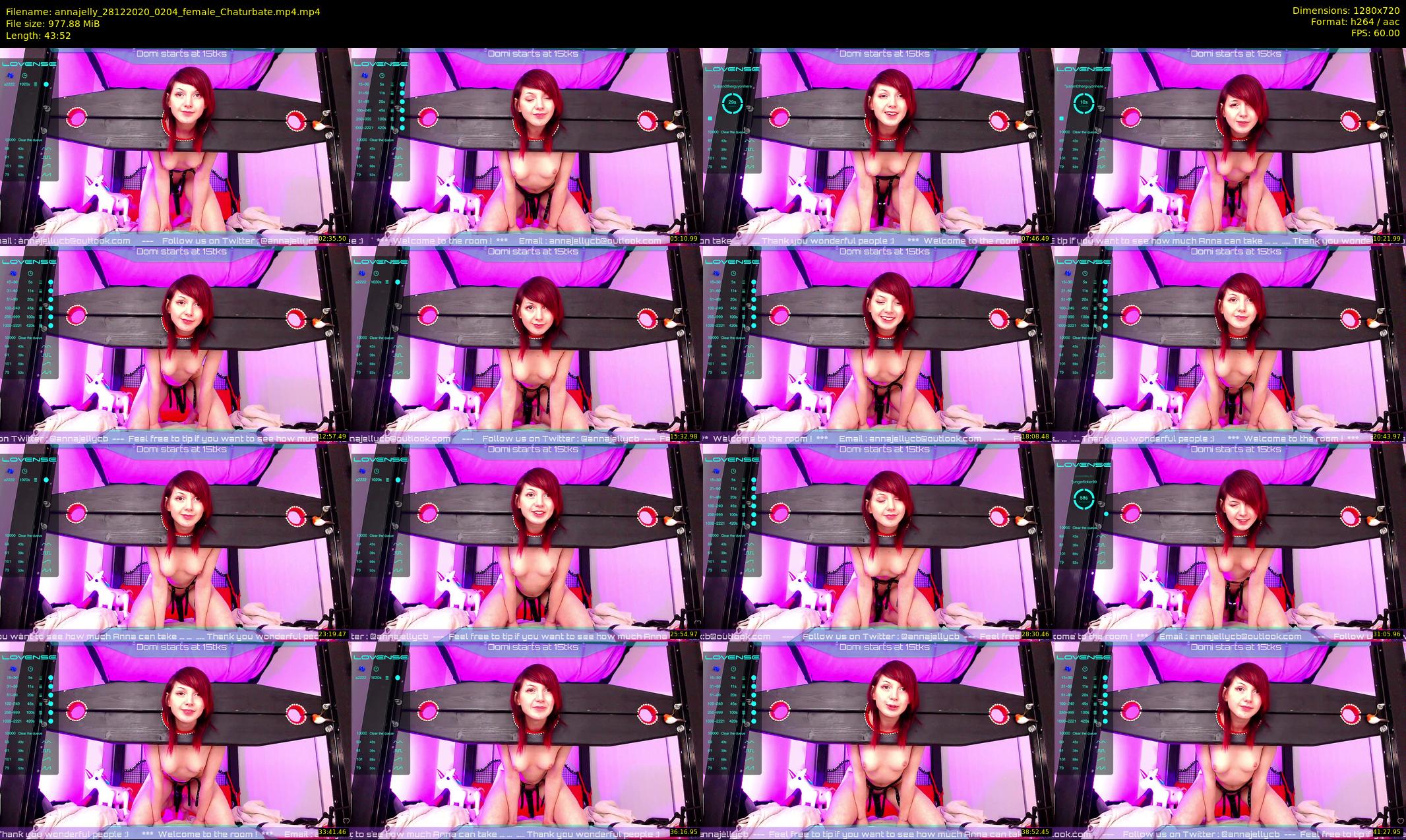 annajelly — 44 minute Chaturbate couple cam show recording, 720p, Dec 28, 2020