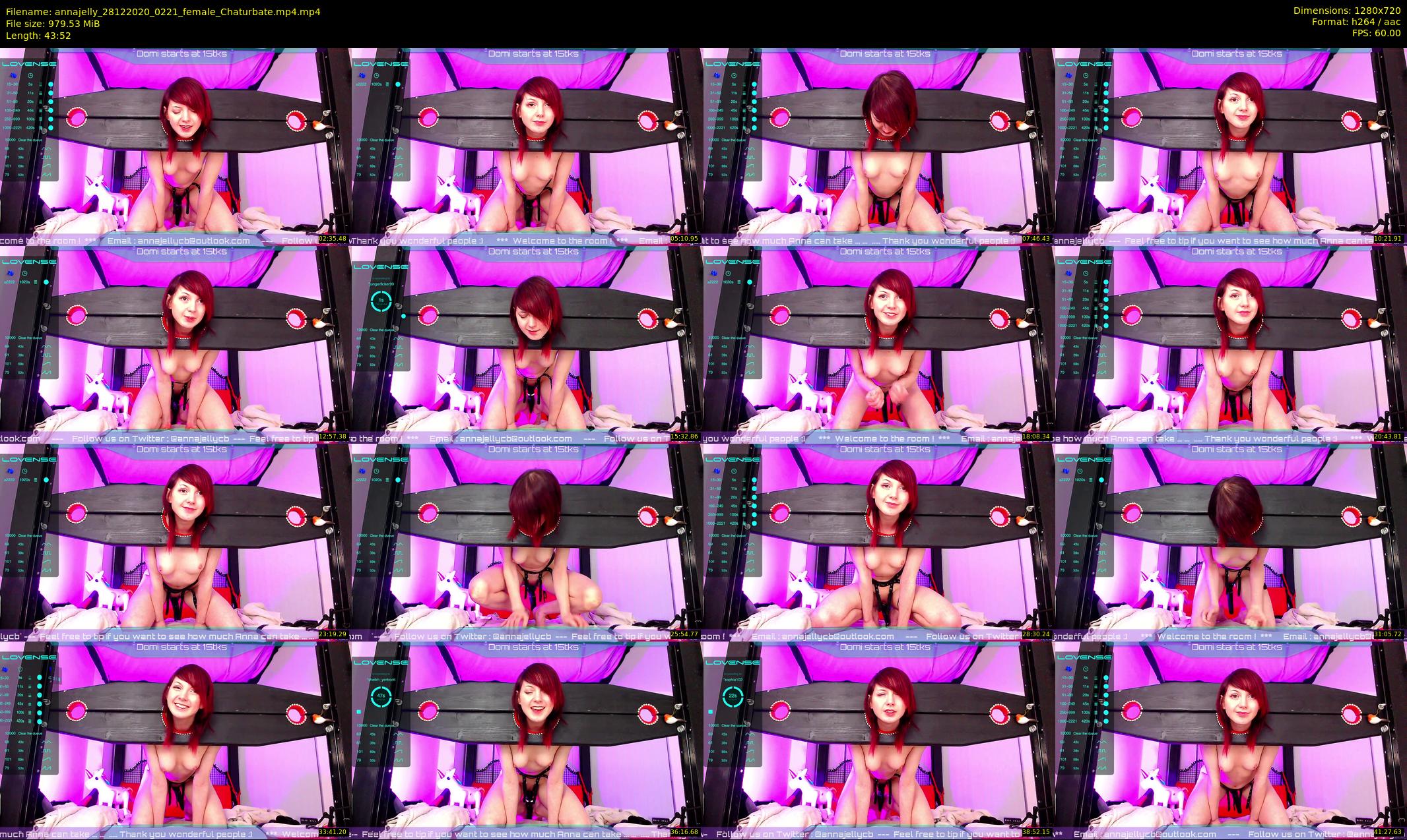 annajelly — 44 minute Chaturbate couple cam show recording, 720p, Dec 28, 2020