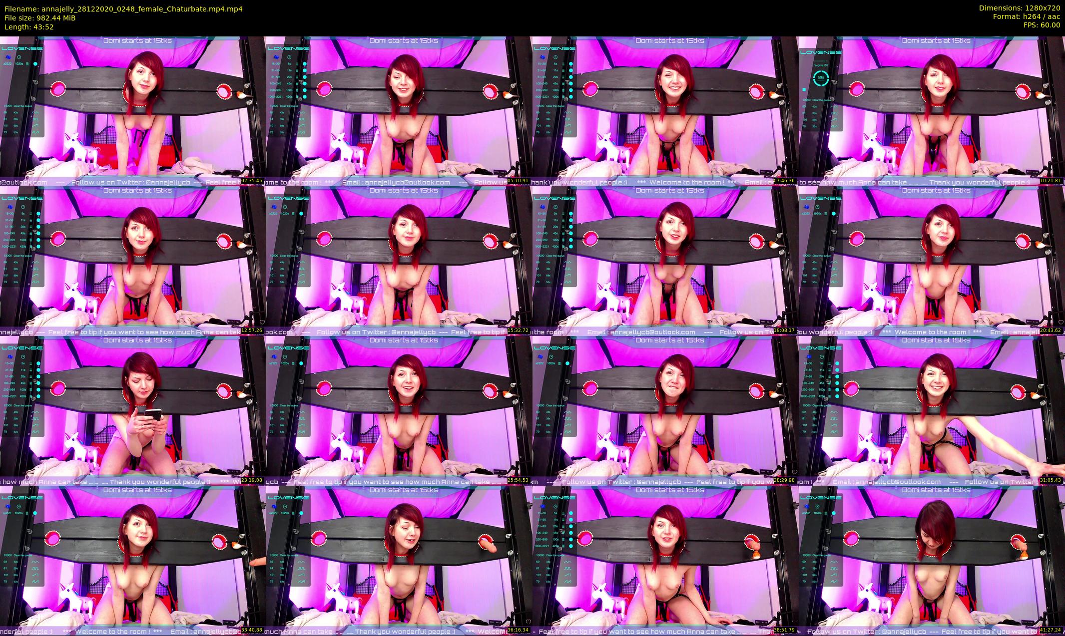annajelly — 44 minute Chaturbate couple cam show recording, 720p, Dec 28, 2020