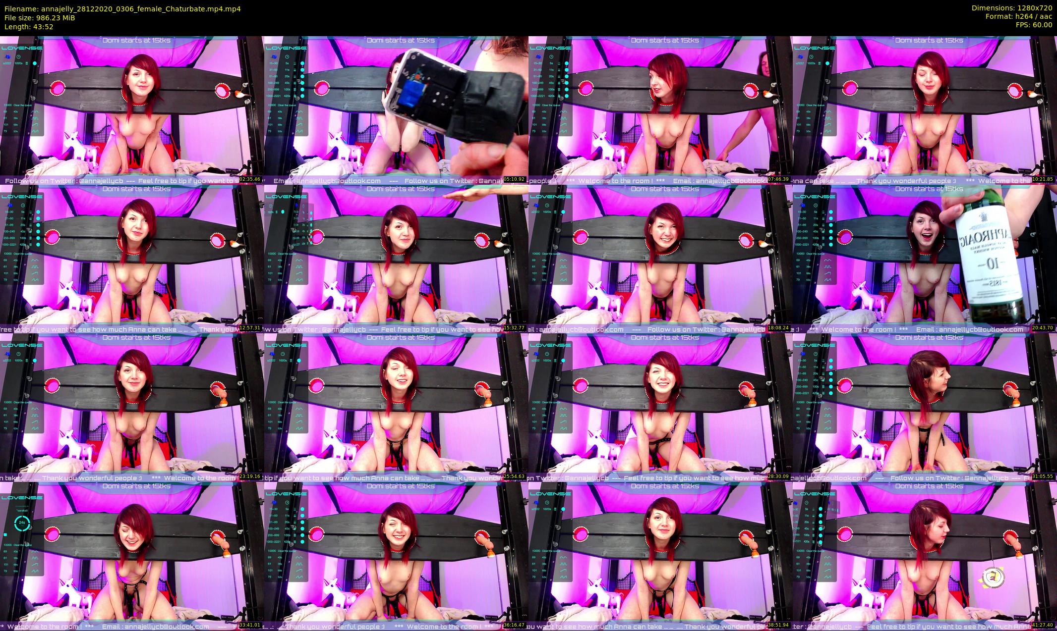 annajelly — 44 minute Chaturbate couple cam show recording, 720p, Dec 28, 2020