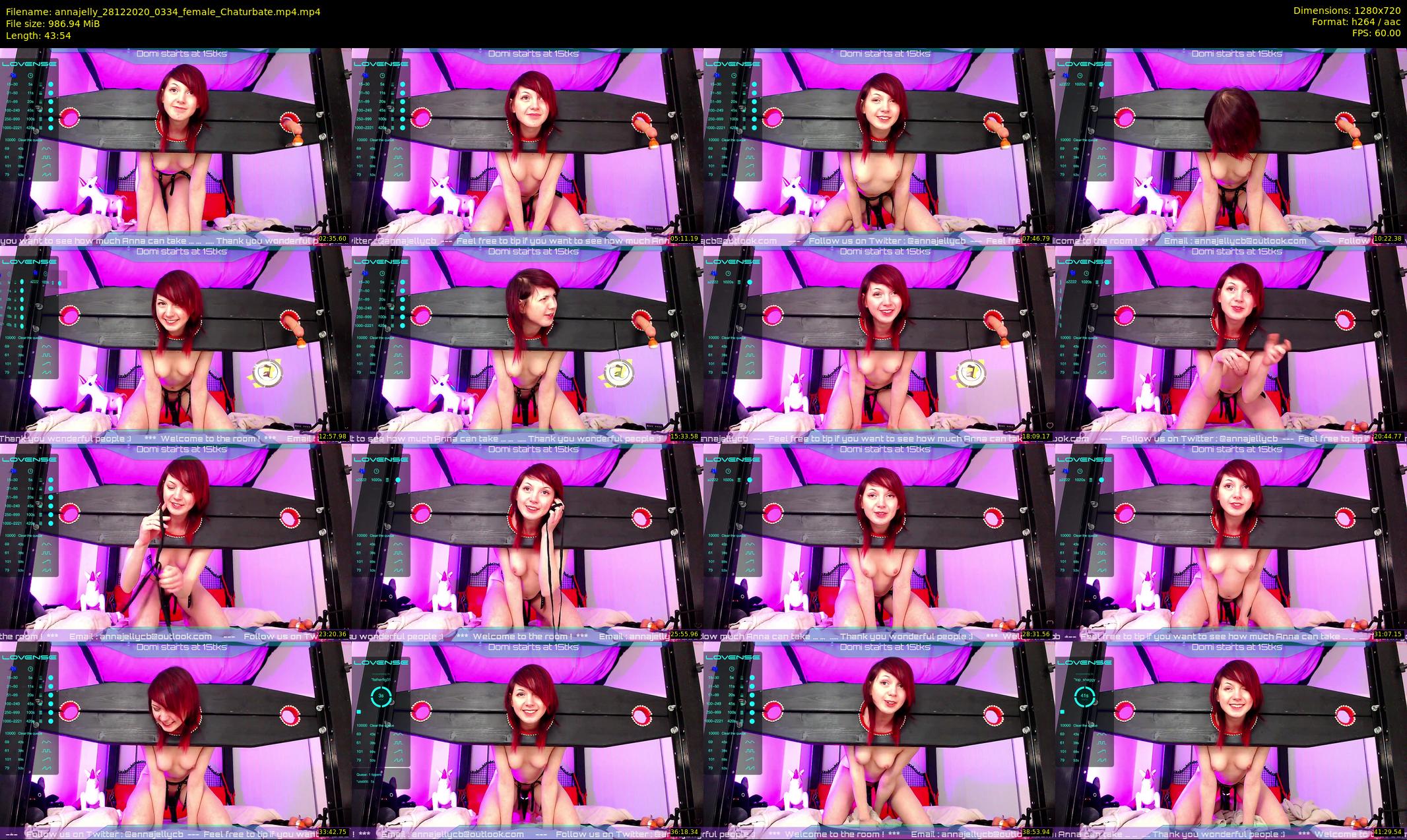 annajelly — 44 minute Chaturbate couple cam show recording, 720p, Dec 28, 2020