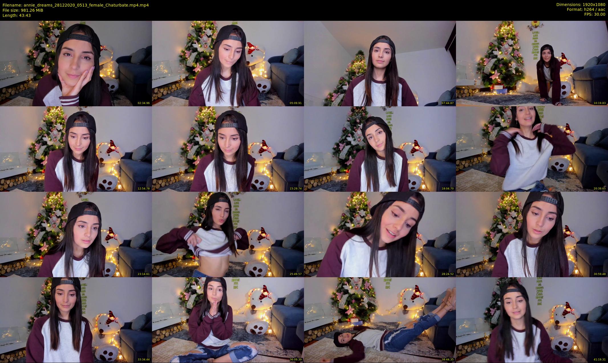 annie_dreams — 44 minute Chaturbate female cam show recording, 1080p, Dec 28, 2020