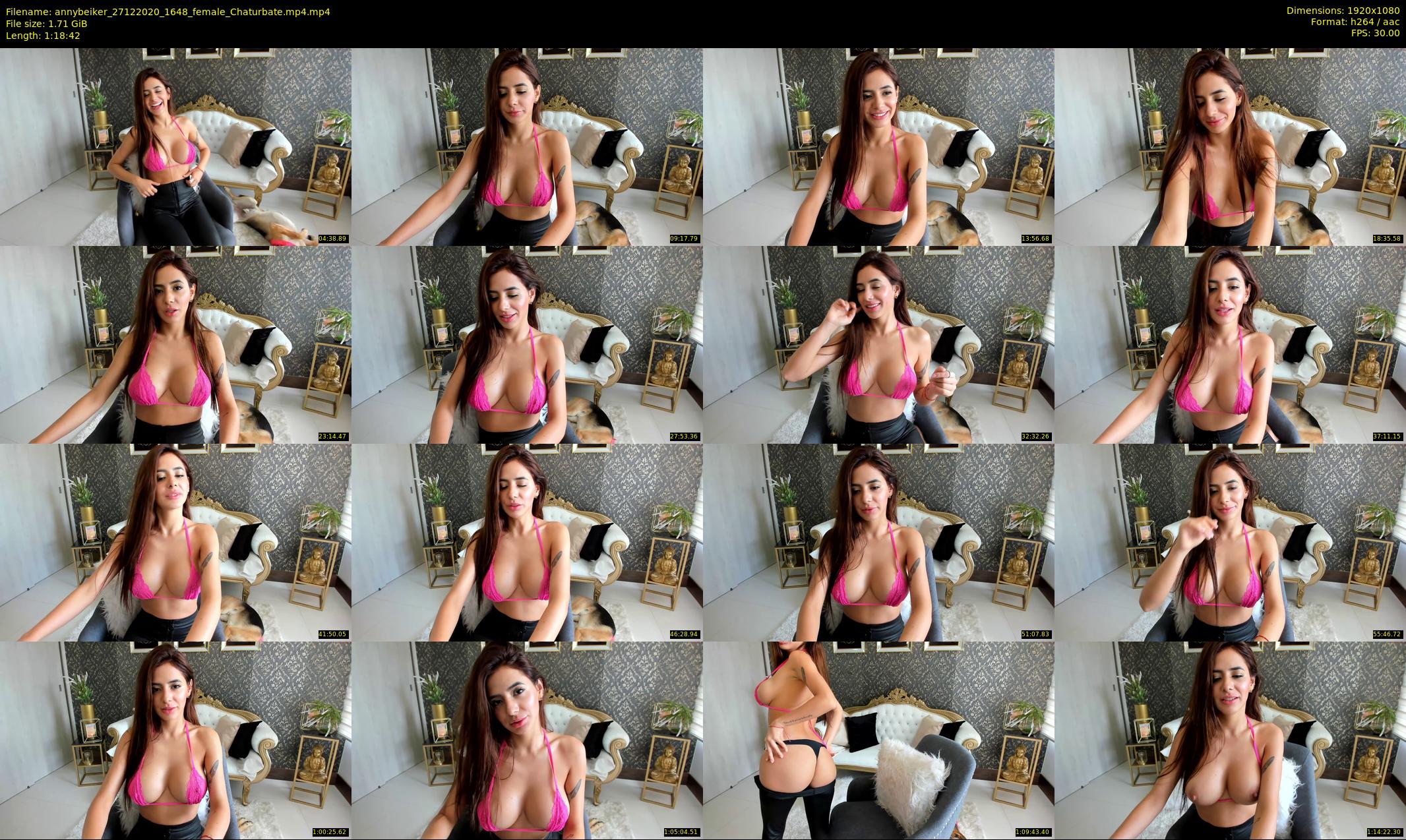 annybeiker — 79 minute Chaturbate female cam show recording, 1080p, Dec 27, 2020