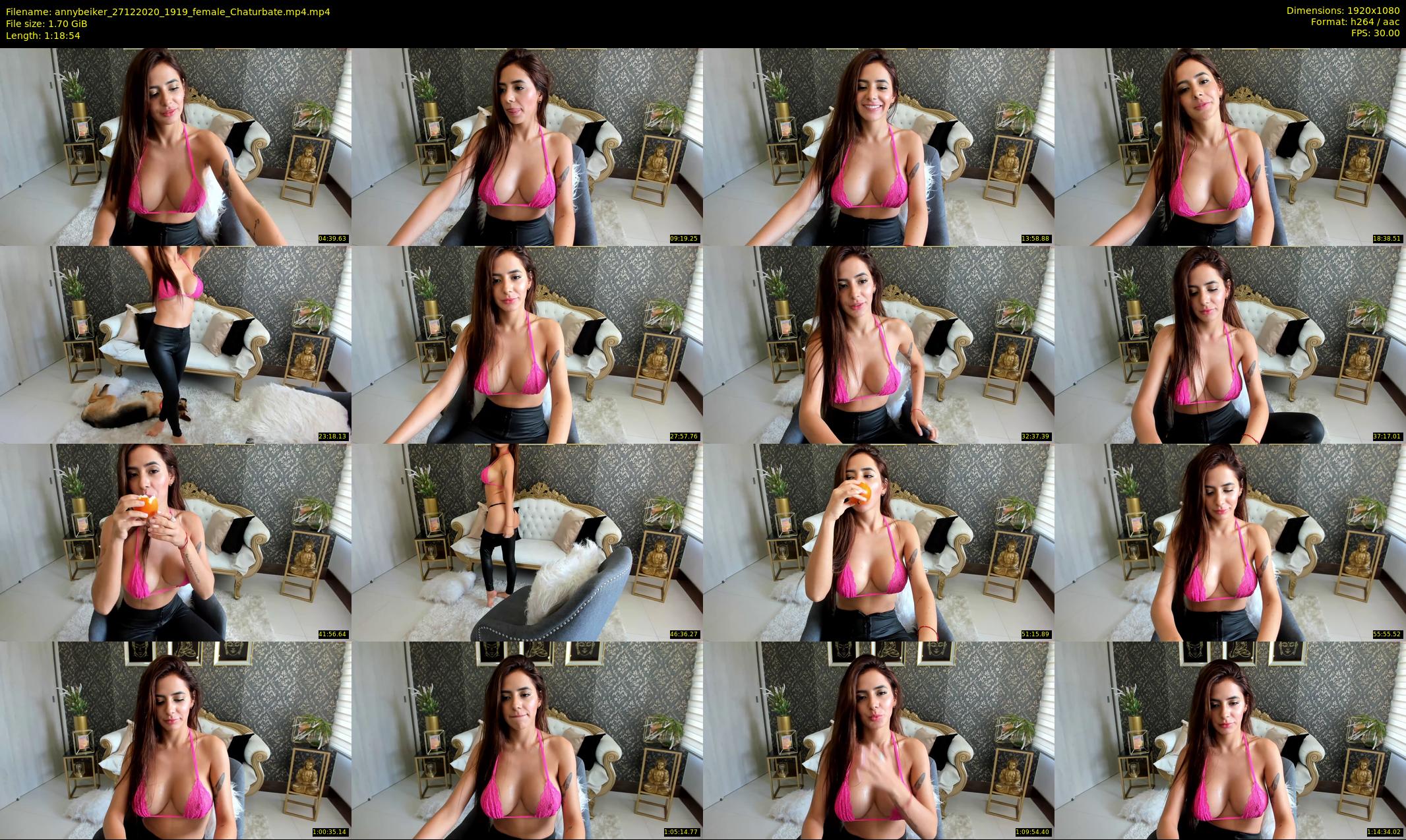 annybeiker — 79 minute Chaturbate female cam show recording, 1080p, Dec 27, 2020