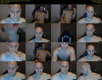 baldyboyy — 107 minute Chaturbate male cam show recording, 480p, Dec 28, 2020