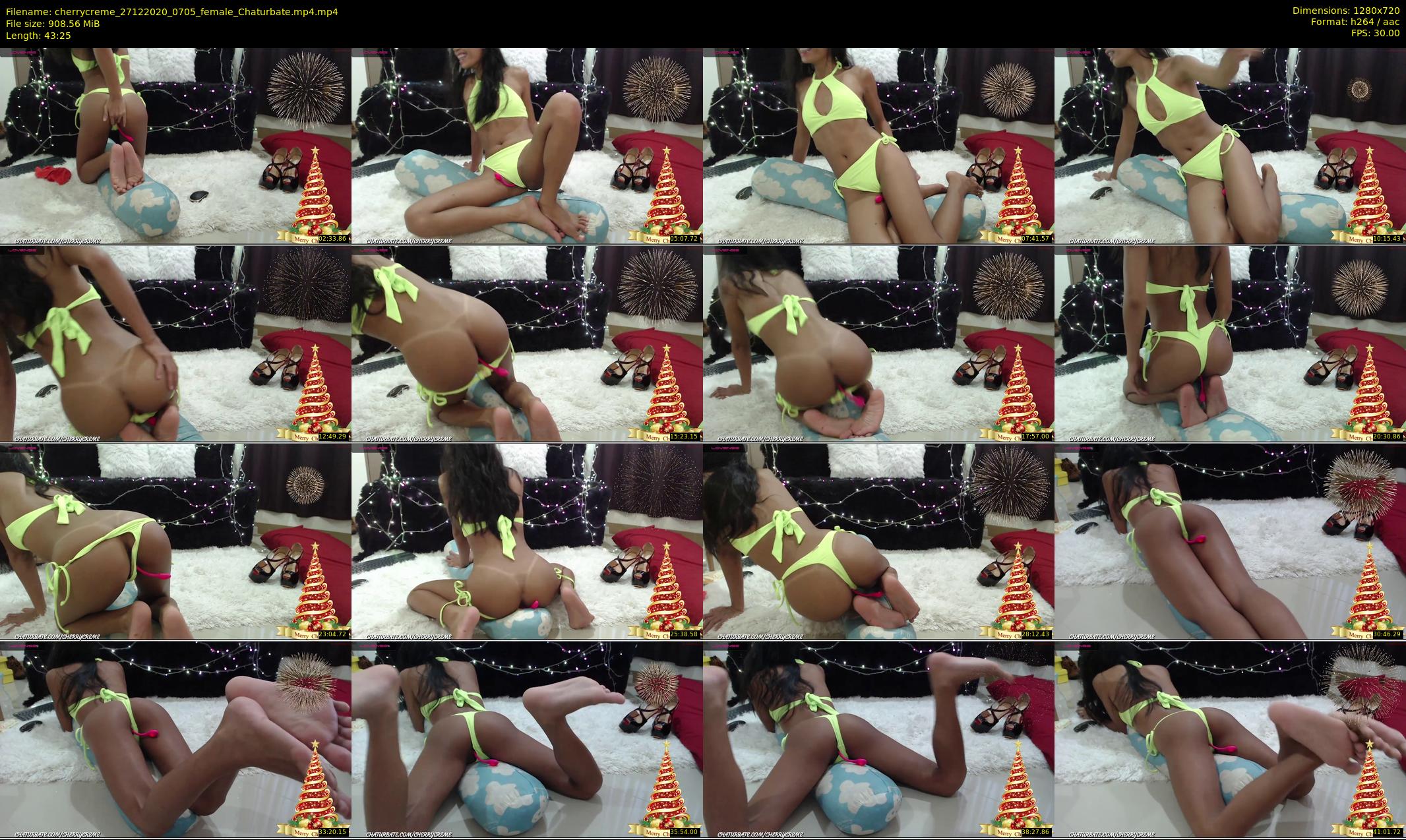 cherrycreme — 44 minute Chaturbate female cam show recording, 720p, Dec 27, 2020