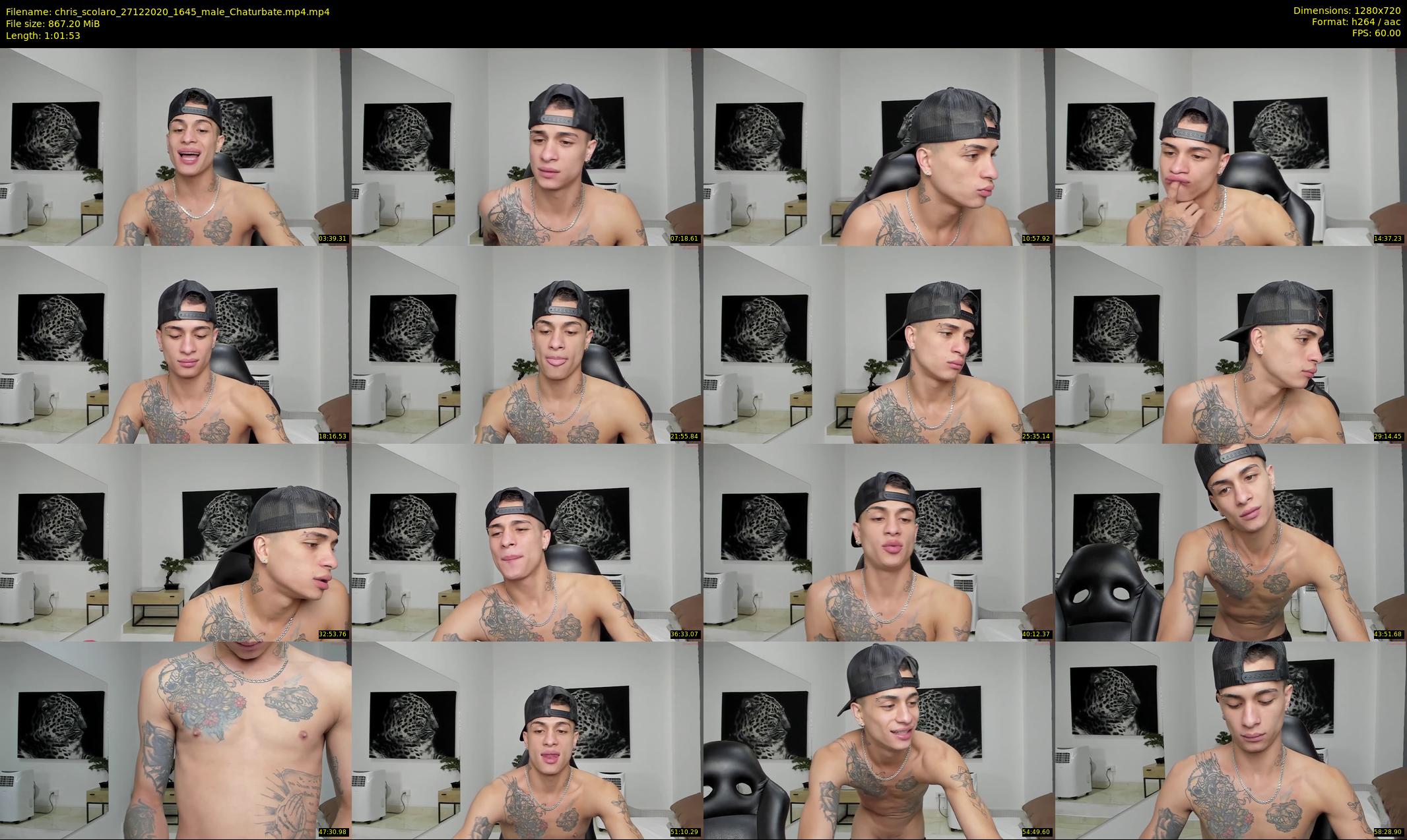 chris_scolaro — 62 minute Chaturbate male cam show recording, 720p, Dec 27, 2020