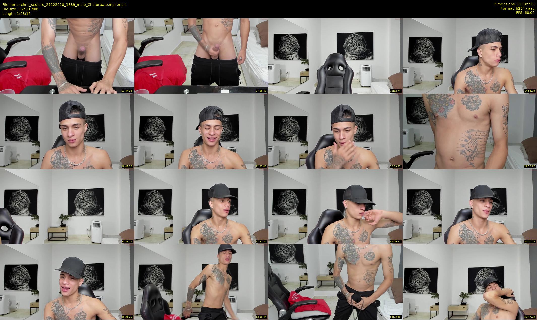 chris_scolaro — 64 minute Chaturbate male cam show recording, 720p, Dec 27, 2020