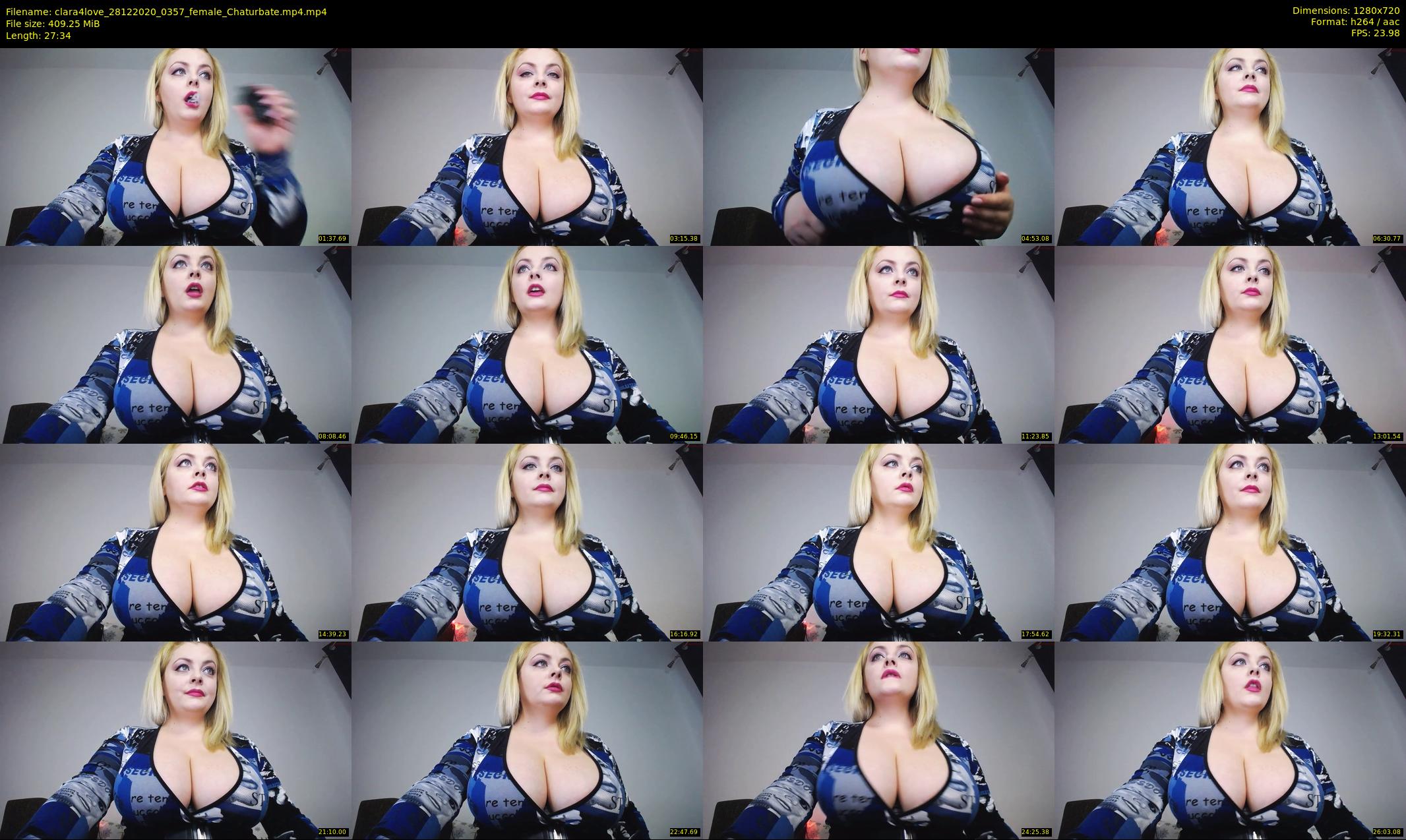 clara4love — 28 minute Chaturbate female cam show recording, 720p, Dec 28, 2020